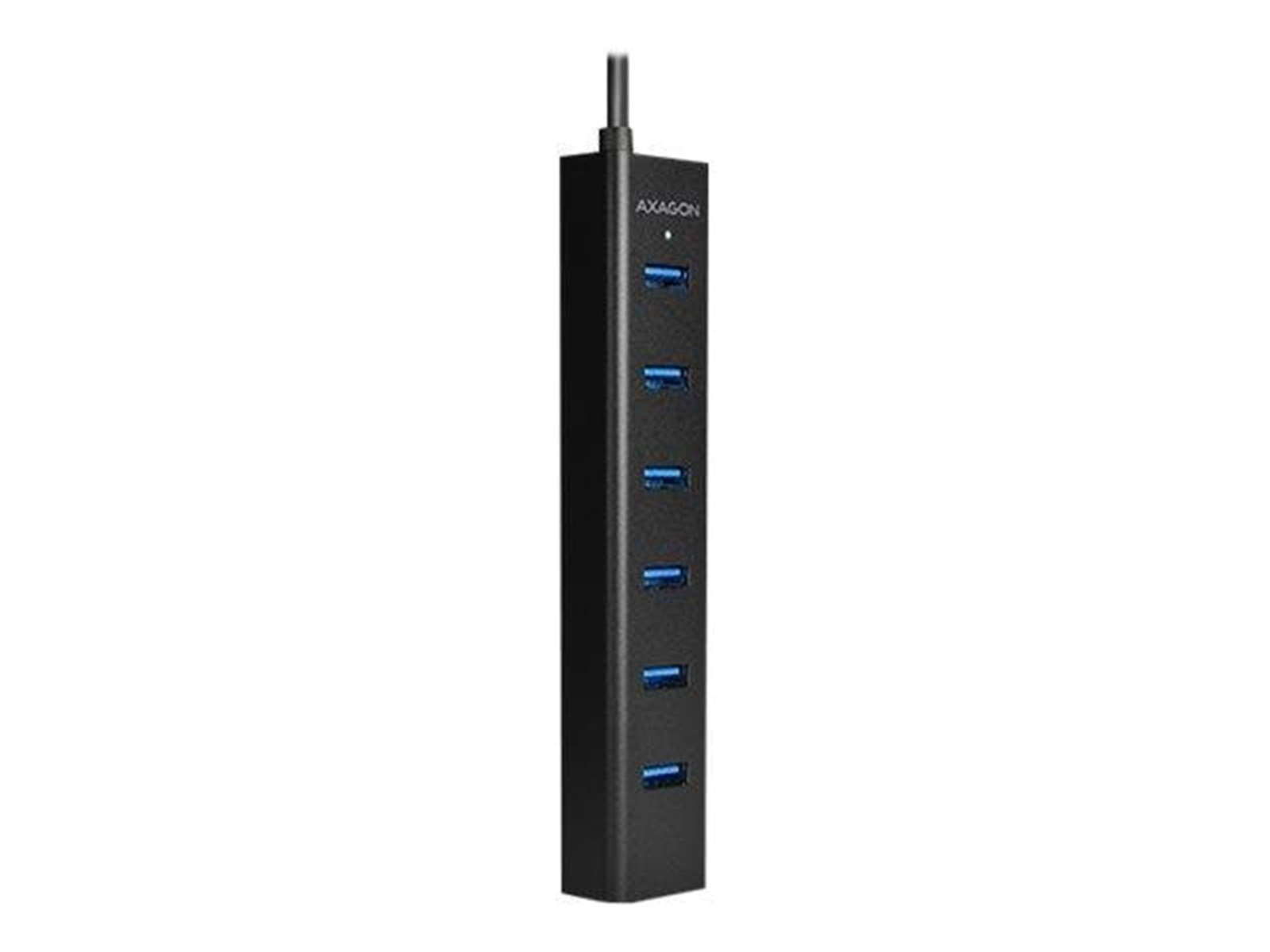 AXAGON HUE-SA7BP - hub - 7 ports USB-Hubs - USB 3.2 - 7 - Schwarz