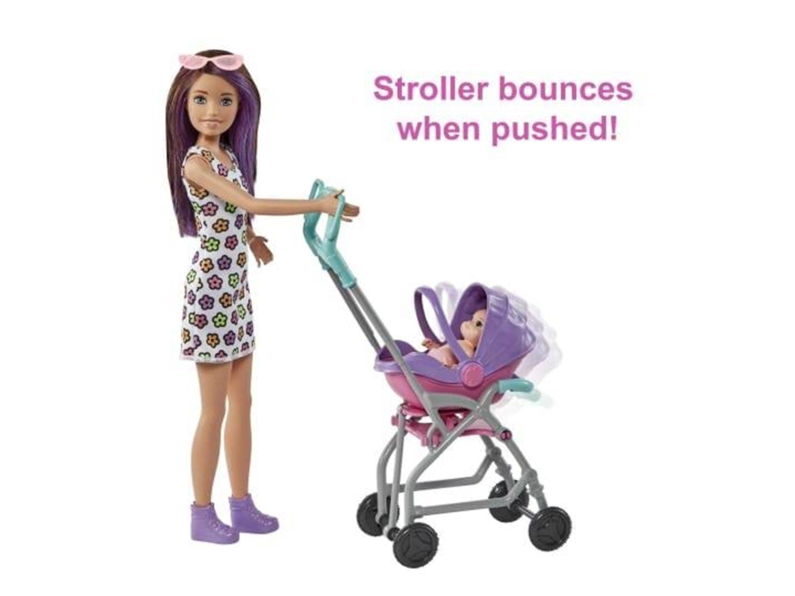 Barbie Skipper Babysitters Inc. Doll & Stroller Playset