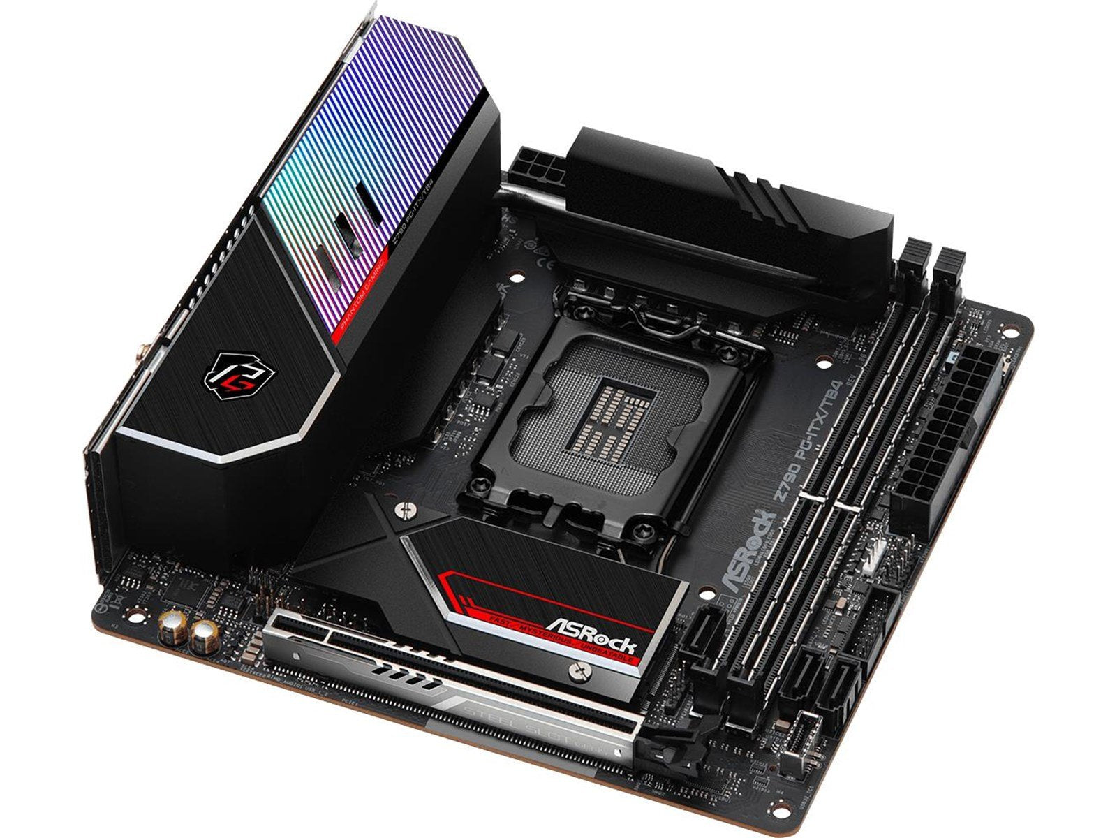 ASRock Z790 PG-ITX/TB4 Mainboard - Intel Z790 - Intel LGA1700 socket - DDR5 RAM - Mini-ITX