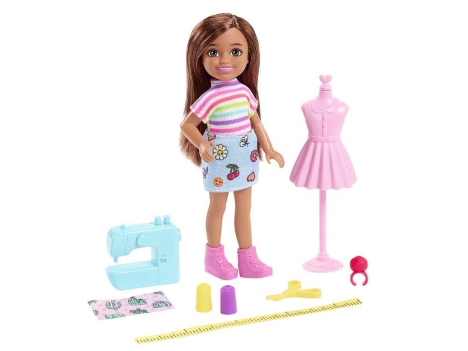 Barbie Chelsea Can Be Playset With Brunette Chelsea Fashion Designer Doll