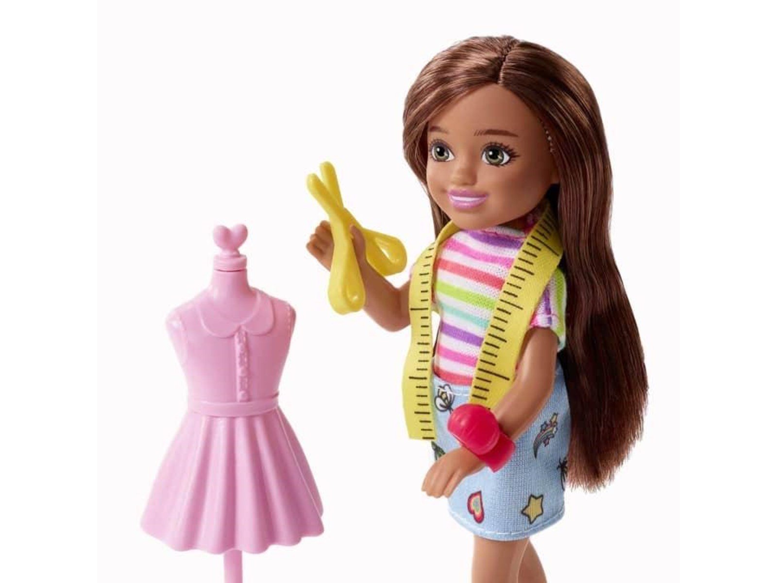 Barbie Chelsea Can Be Playset With Brunette Chelsea Fashion Designer Doll