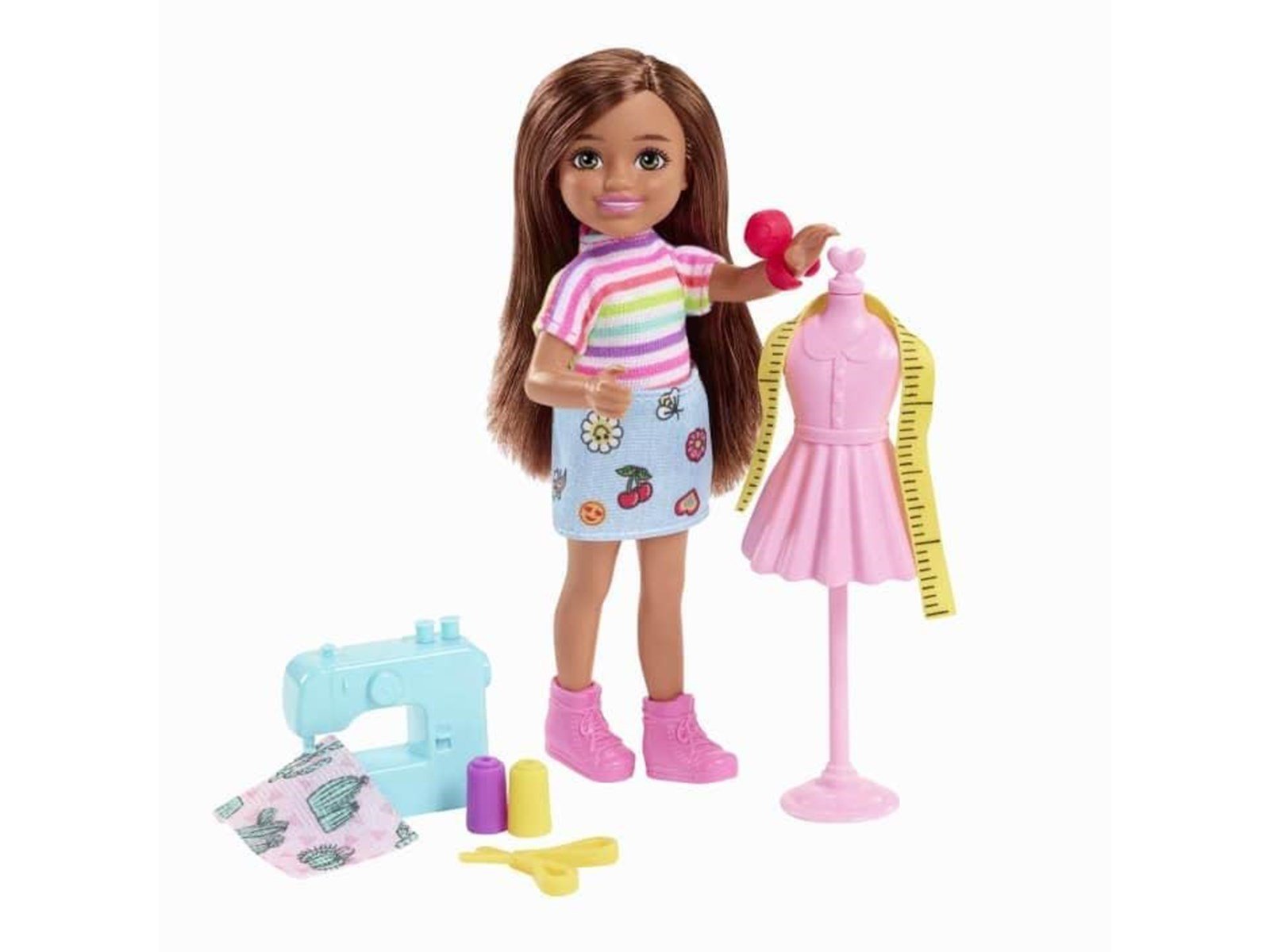 Barbie Chelsea Can Be Playset With Brunette Chelsea Fashion Designer Doll
