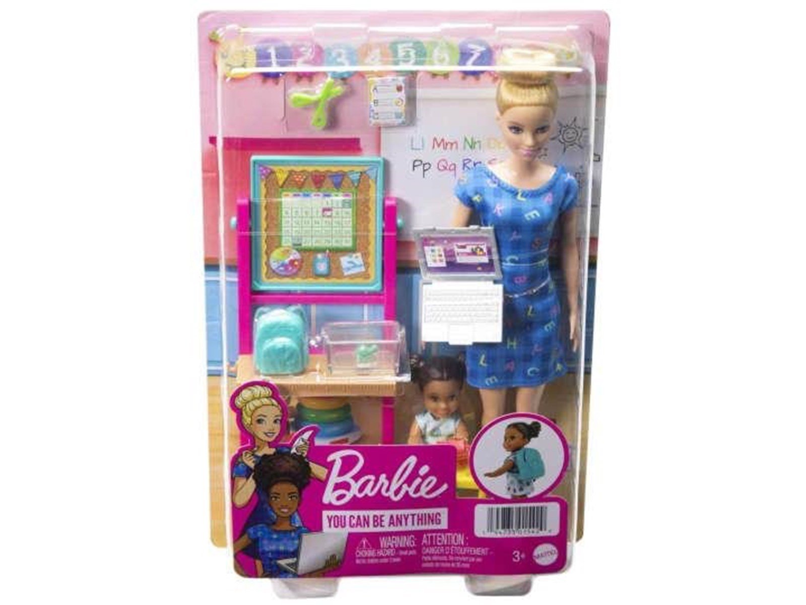 Barbie Teacher Doll (Blonde) with Apprentice