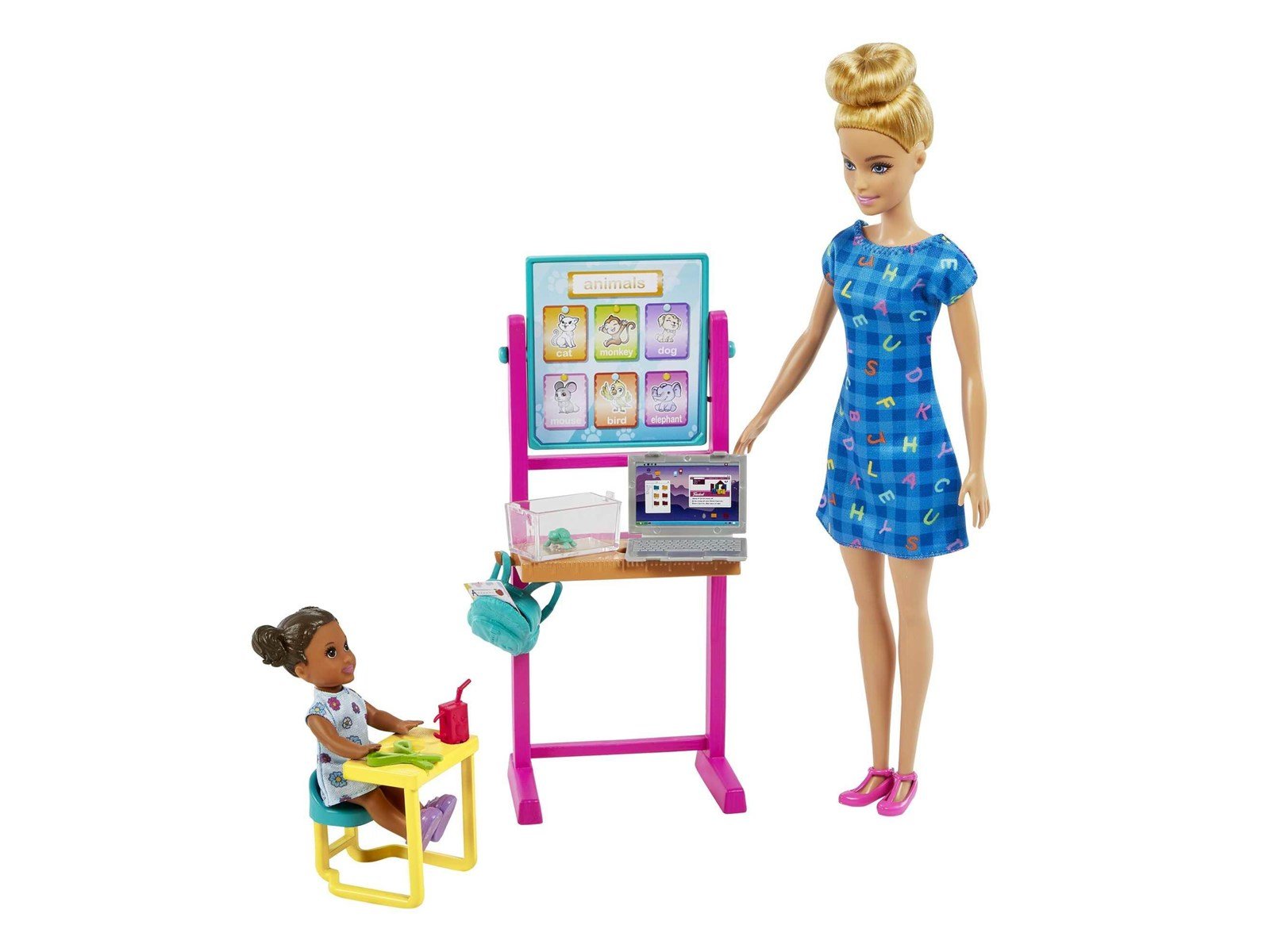 Barbie Teacher Doll (Blonde) with Apprentice