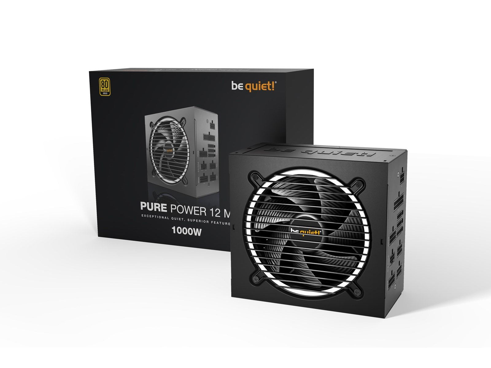 be quiet! Pure Power 12 M - ATX 3.0 - 1000W Netzteile - 1000 Watt - 120 mm - ATX - 80 Plus Gold zertifiziert