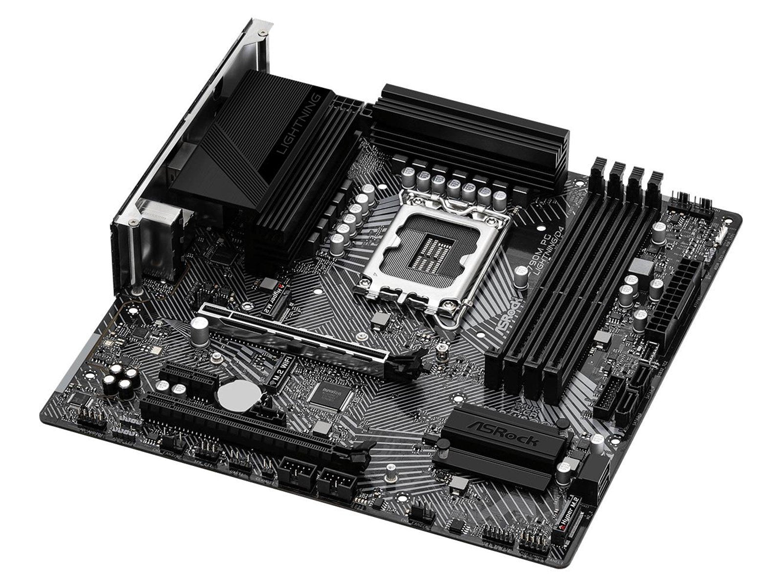 ASRock Z790M PG Lightning/D4 Mainboard - Intel Z790 - Intel LGA1700 socket - DDR4 RAM - Micro-ATX