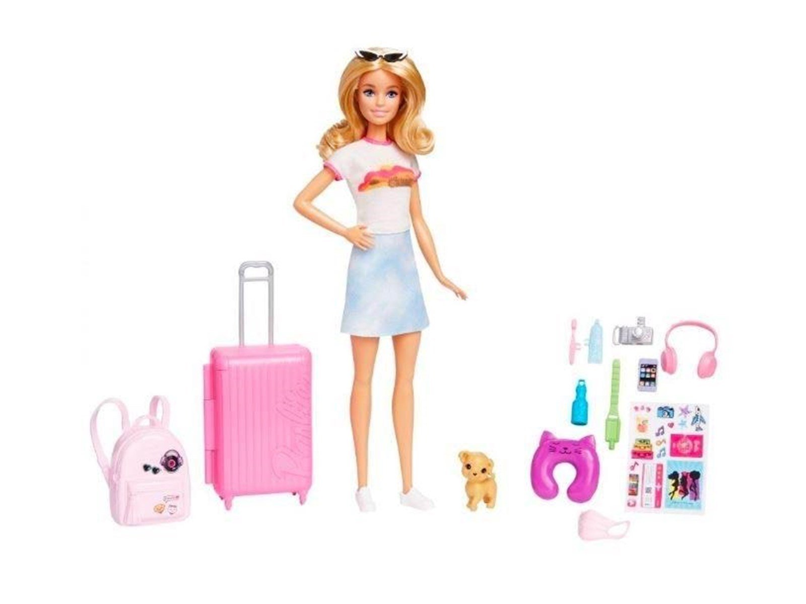 Barbie Travel Set With Puppy