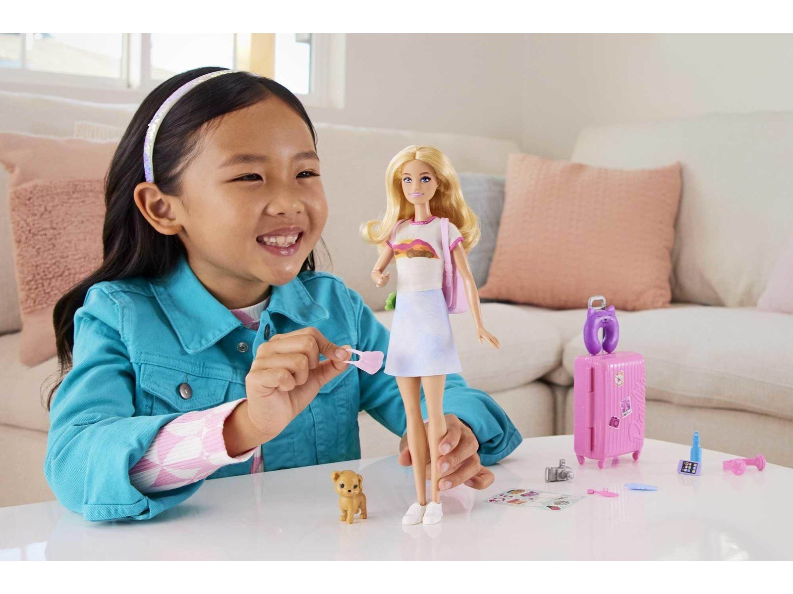 Barbie Travel Set With Puppy