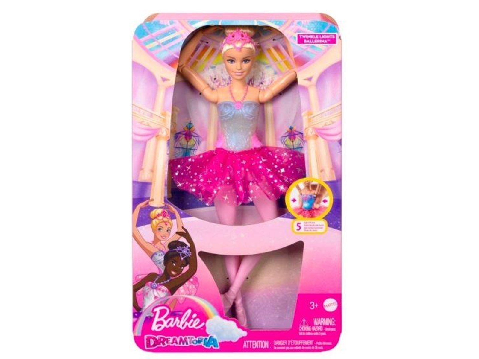 Barbie Dreamtopia Twinkle Lights Ballerina Doll (Blonde)