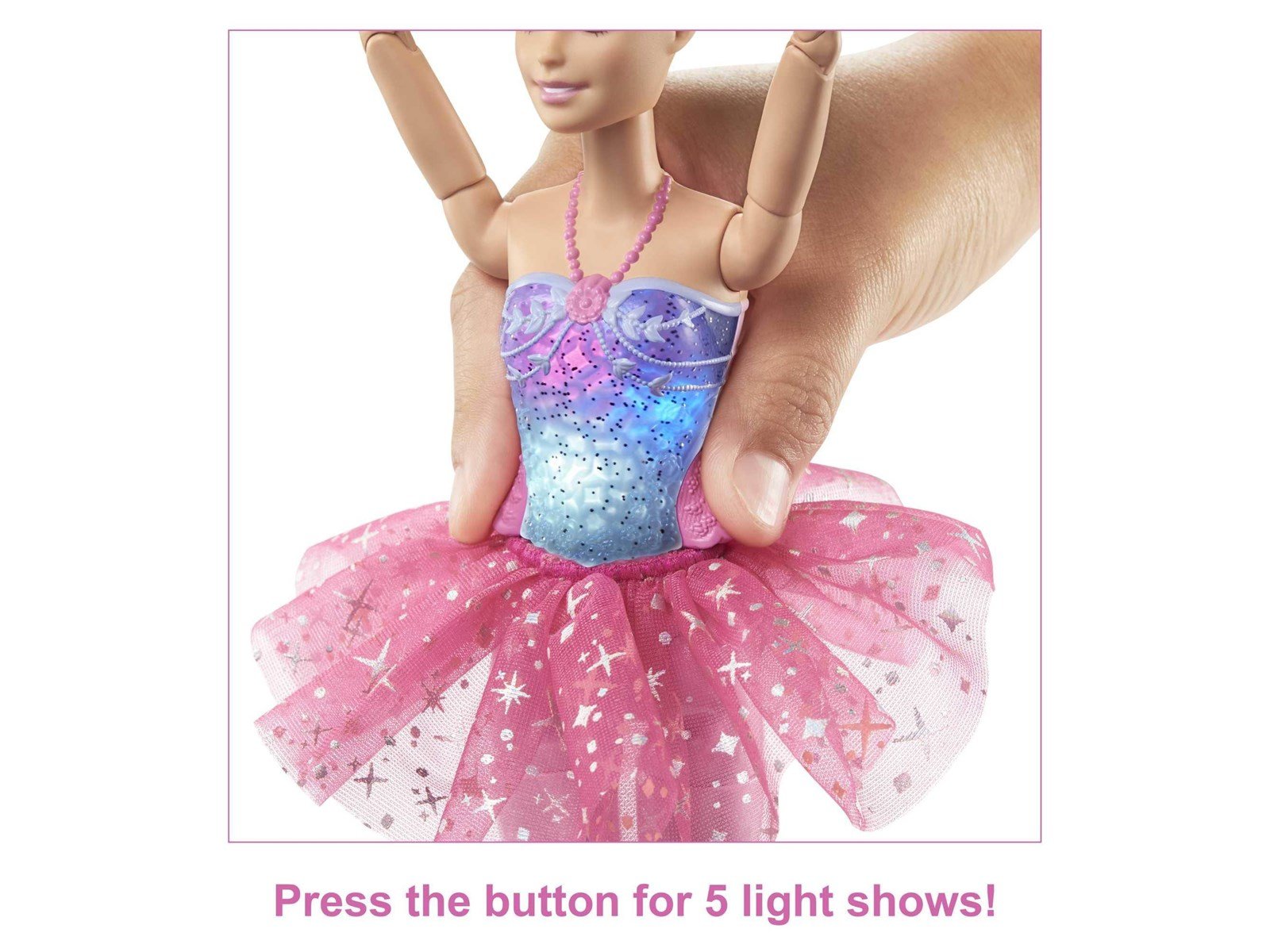 Barbie Dreamtopia Twinkle Lights Ballerina Doll (Blonde)