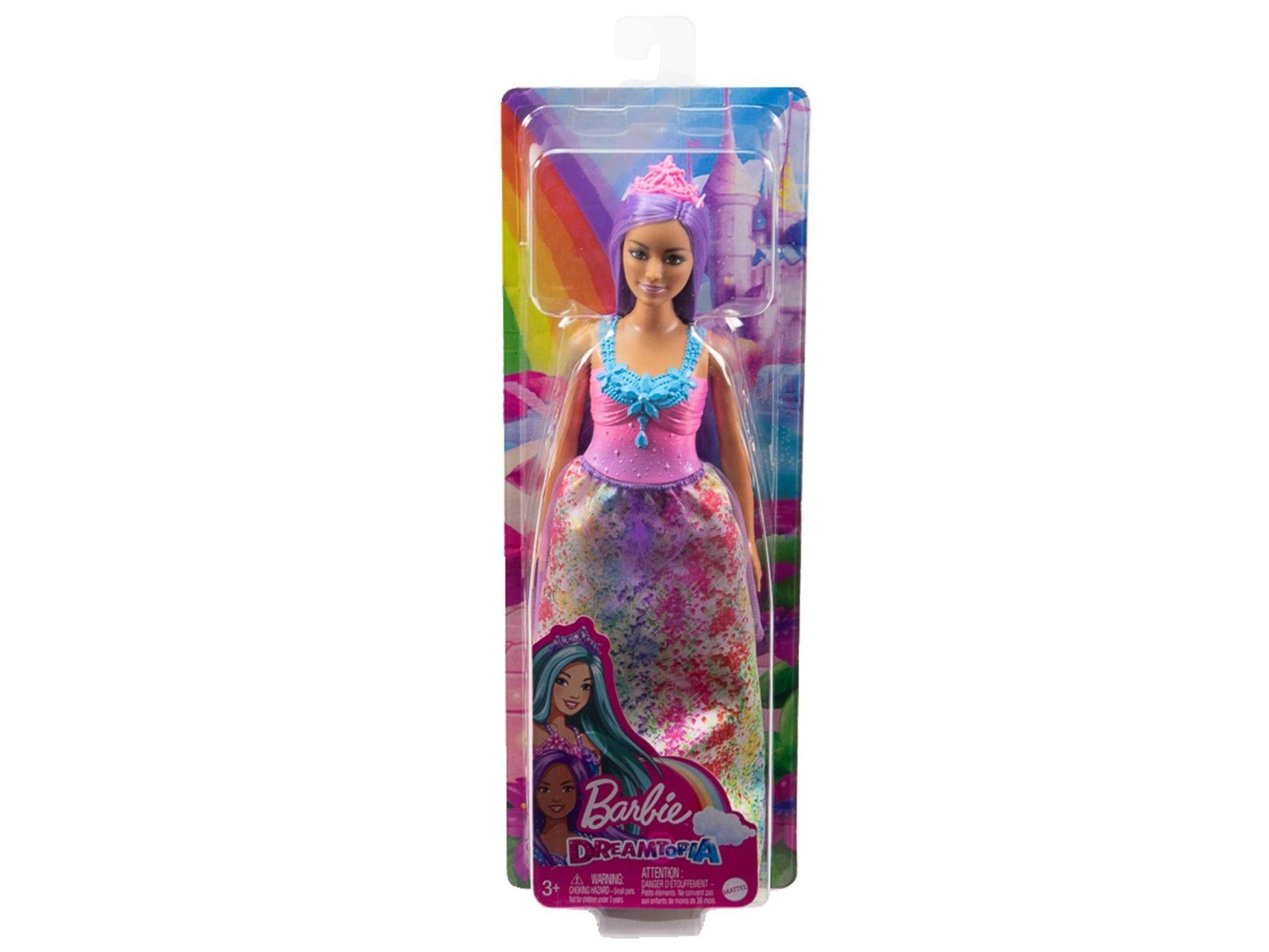 Barbie Dreamtopia Princess Doll (Curvy Purple Hair)