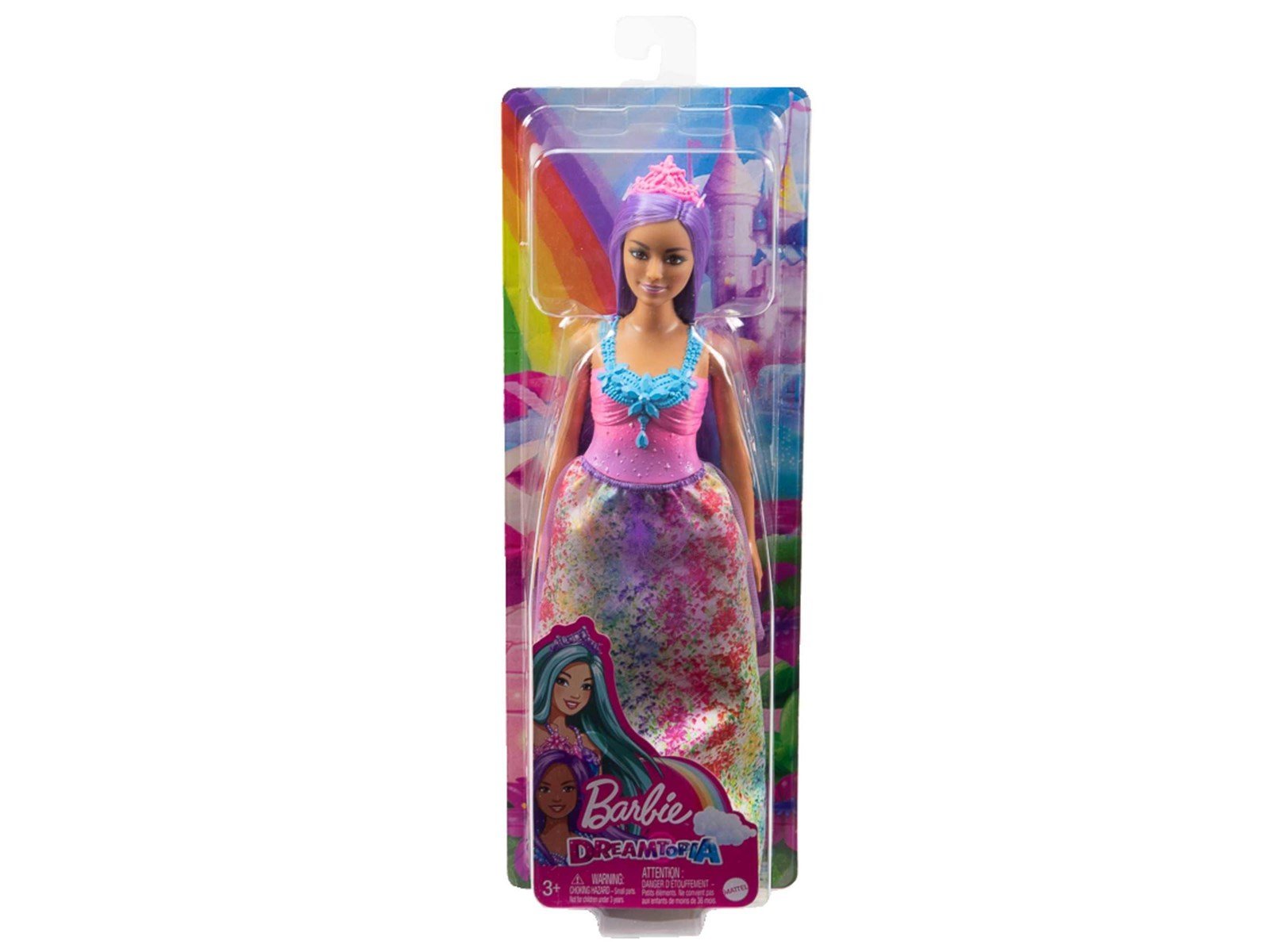 Barbie Dreamtopia Princess Doll (Curvy Purple Hair)