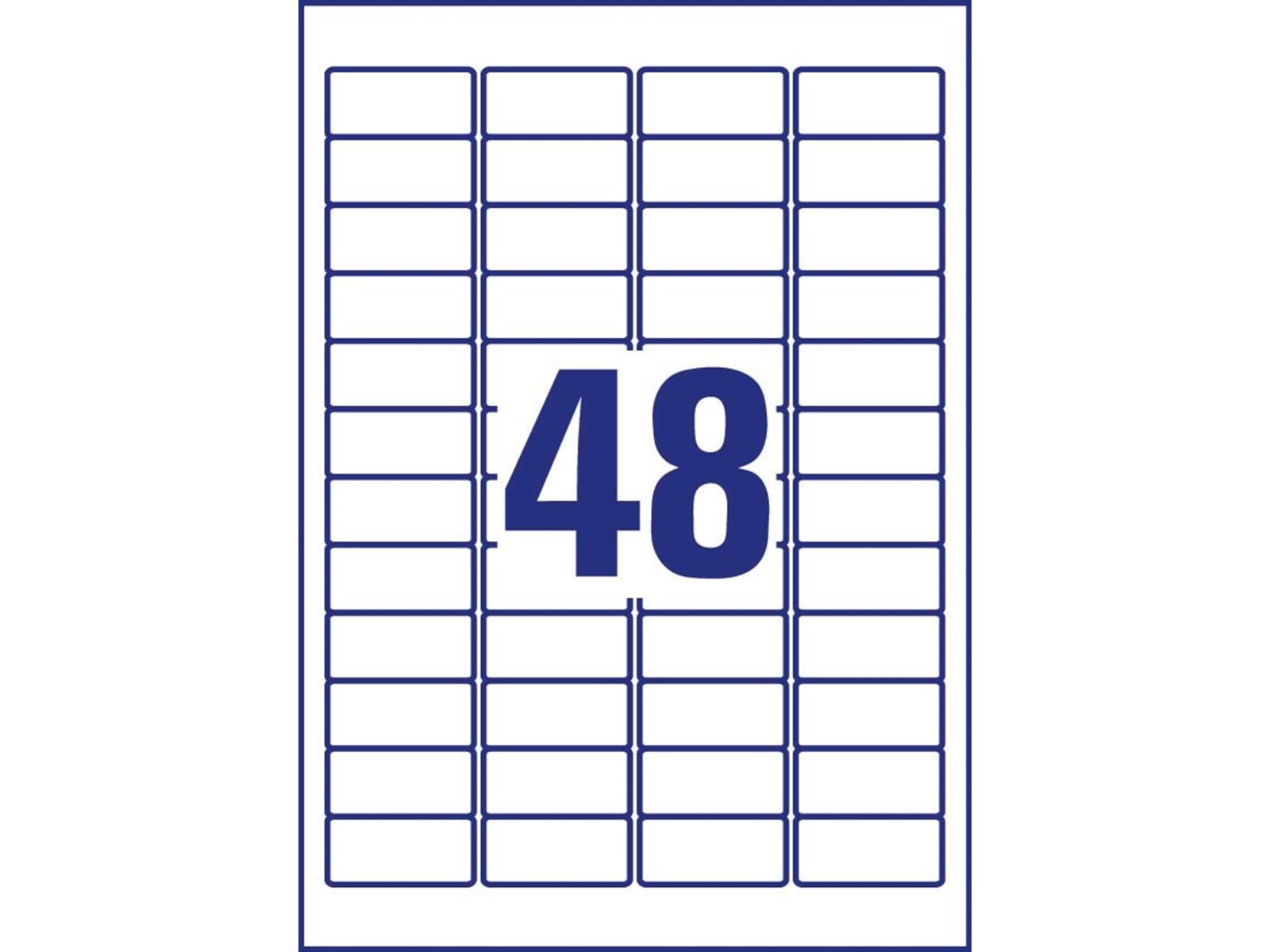 Avery Removable labels white