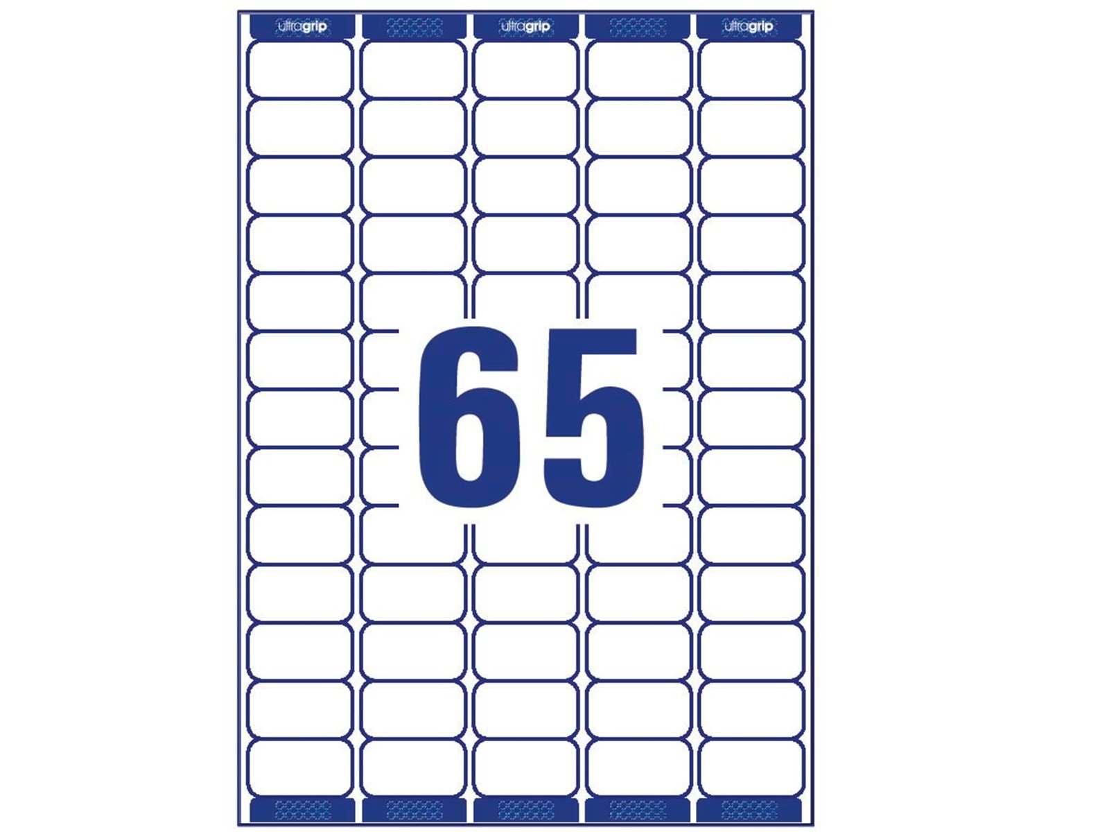 Avery Mini labels white (UltraGrip)