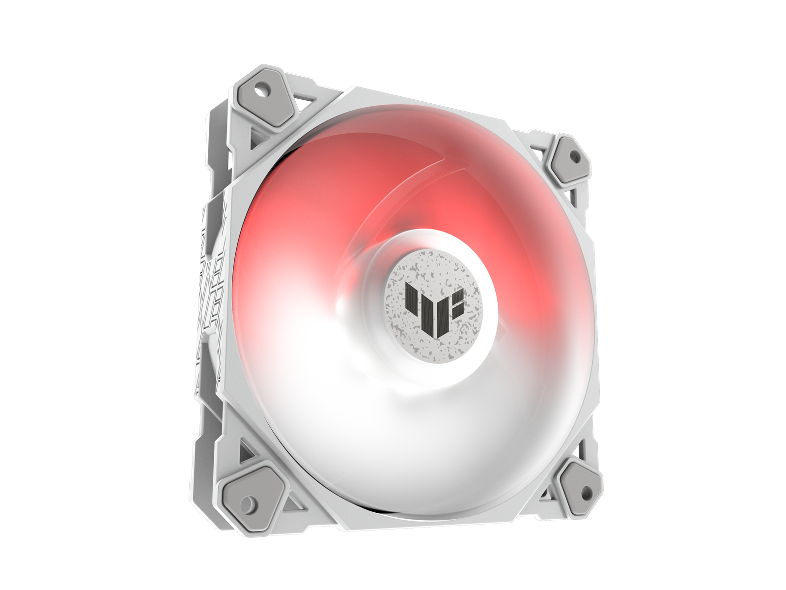 ASUS TUF GAMING TF120 White ARGB - Gehäuselüfter - 120mm - Weiß mit RGB-Beleuchtung - 29 dBA