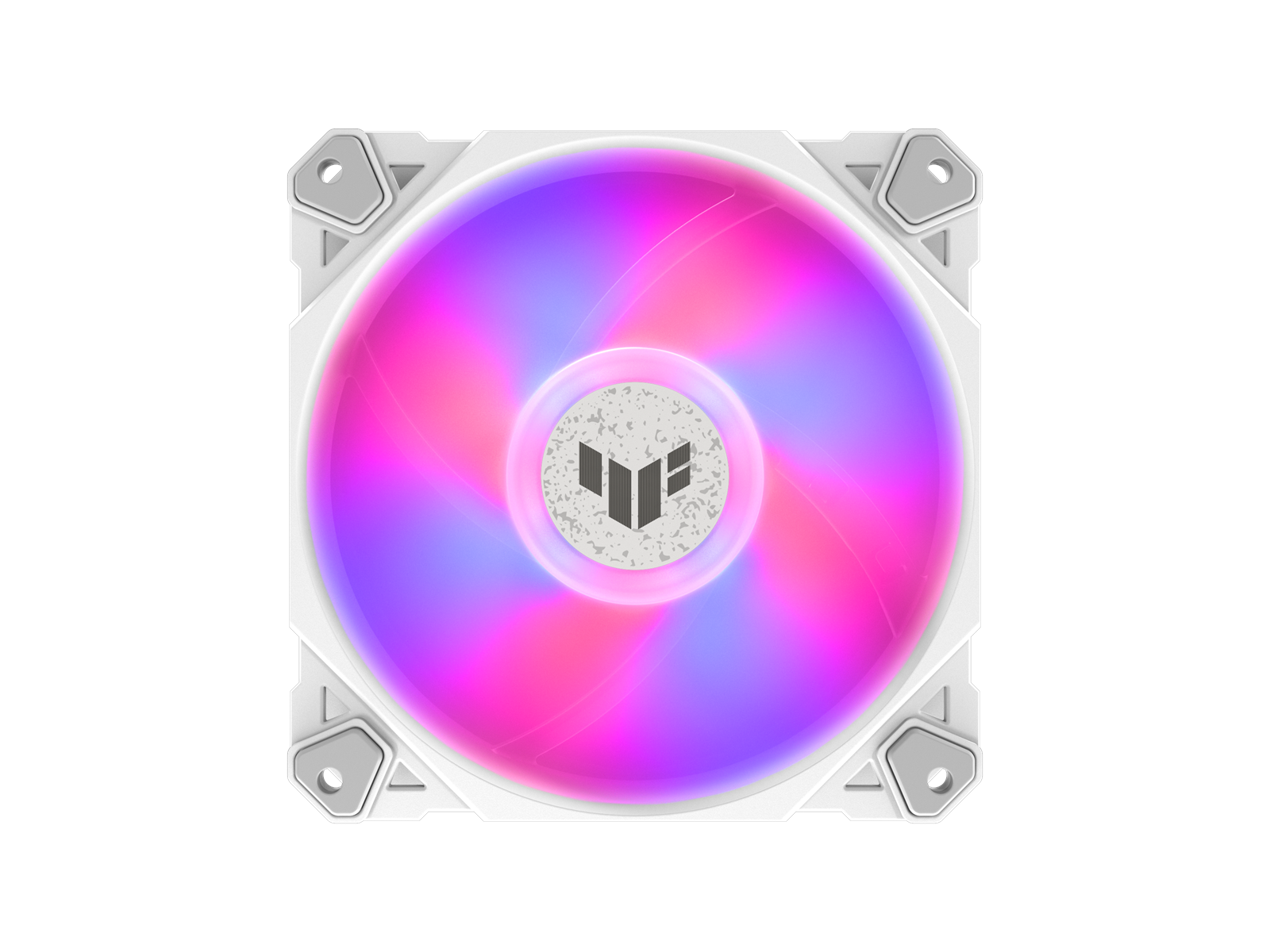 ASUS TUF GAMING TF120 White ARGB - Gehäuselüfter - 120mm - Weiß mit RGB-Beleuchtung - 29 dBA