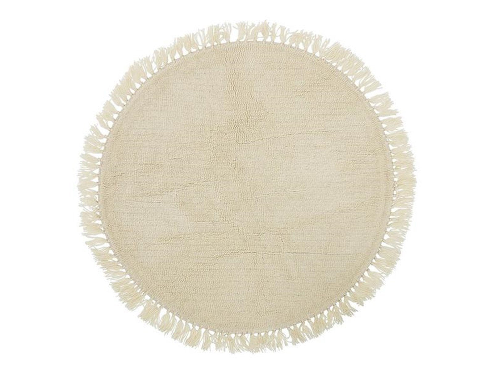 Bloomingville Lenea Wool Rug - D110 cm