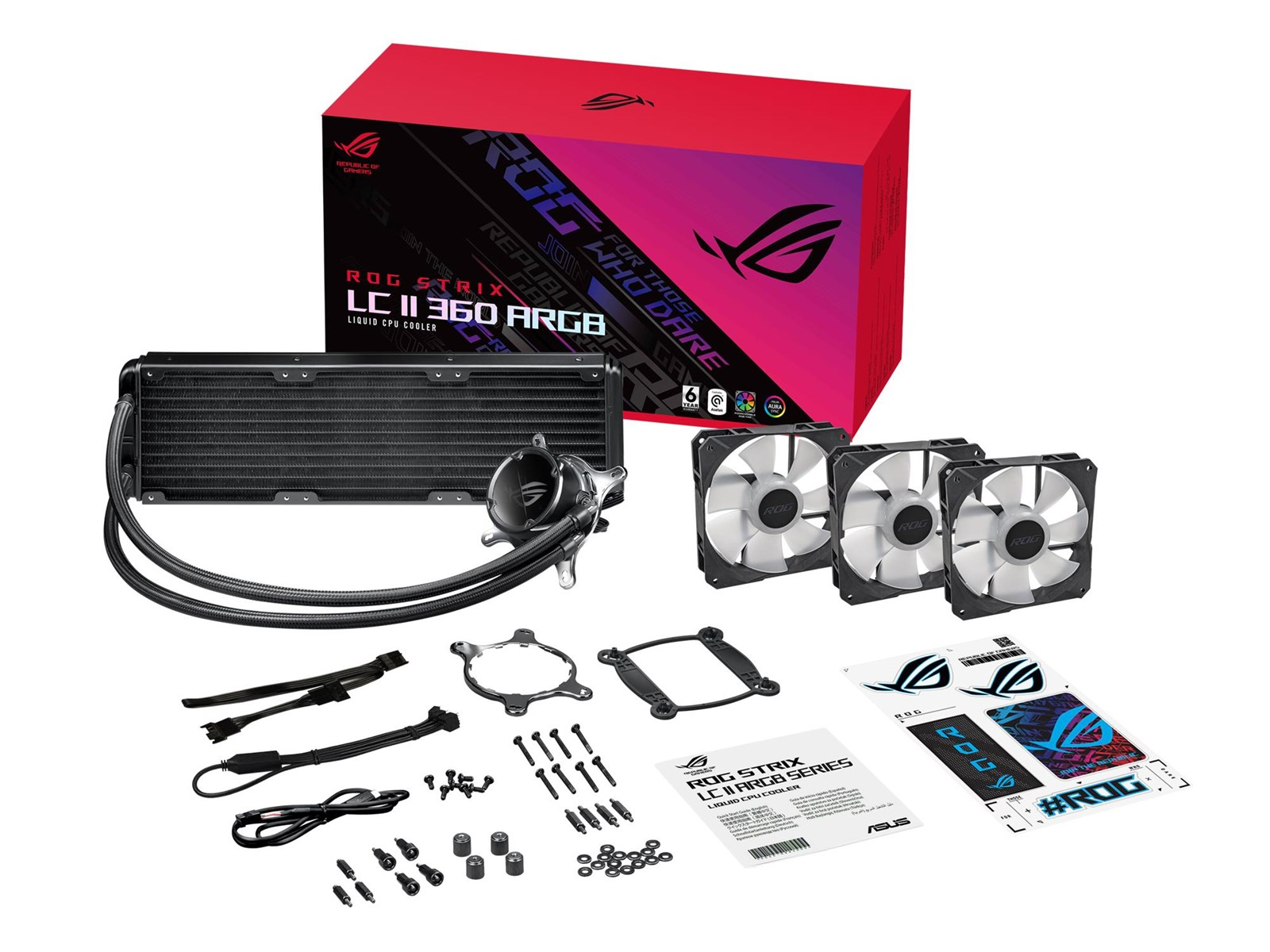 ASUS ROG STRIX LC II 360 ARGB - CPU-Wasserkühlung - Max 37 dBA