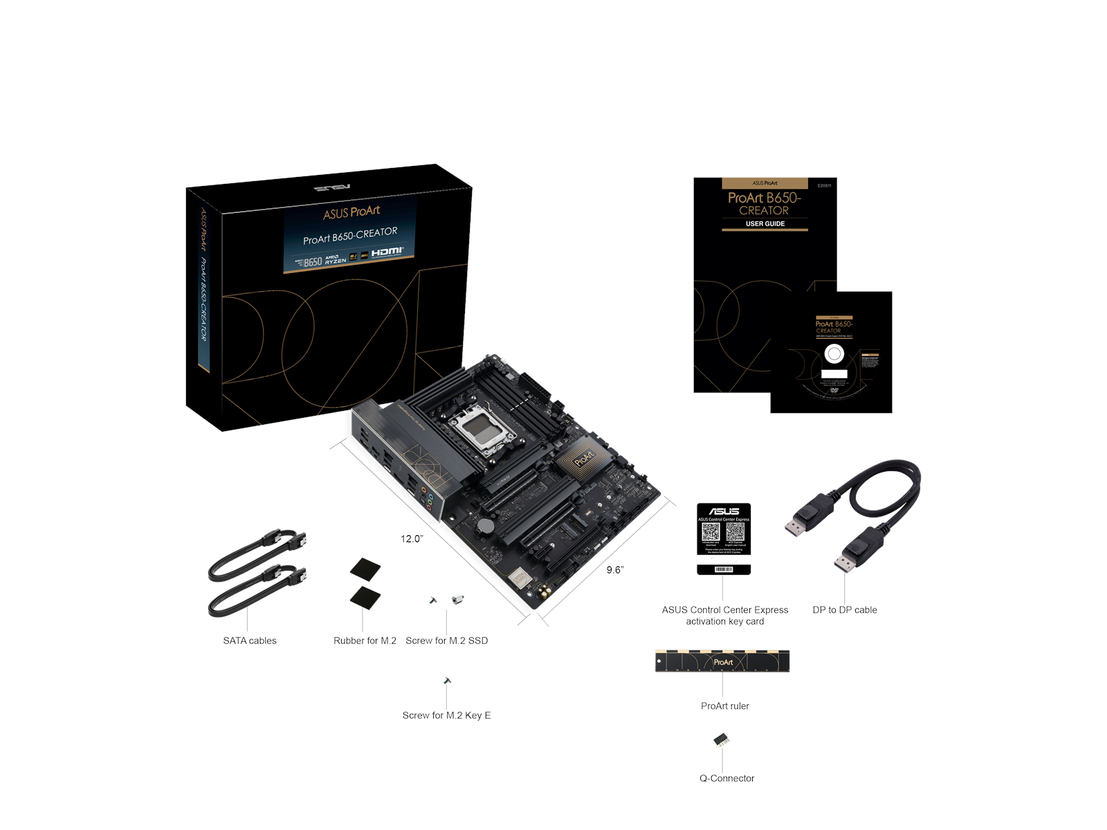 ASUS ProArt B650-CREATOR Mainboard - AMD B650 - AMD AM5 socket - DDR5 RAM - ATX