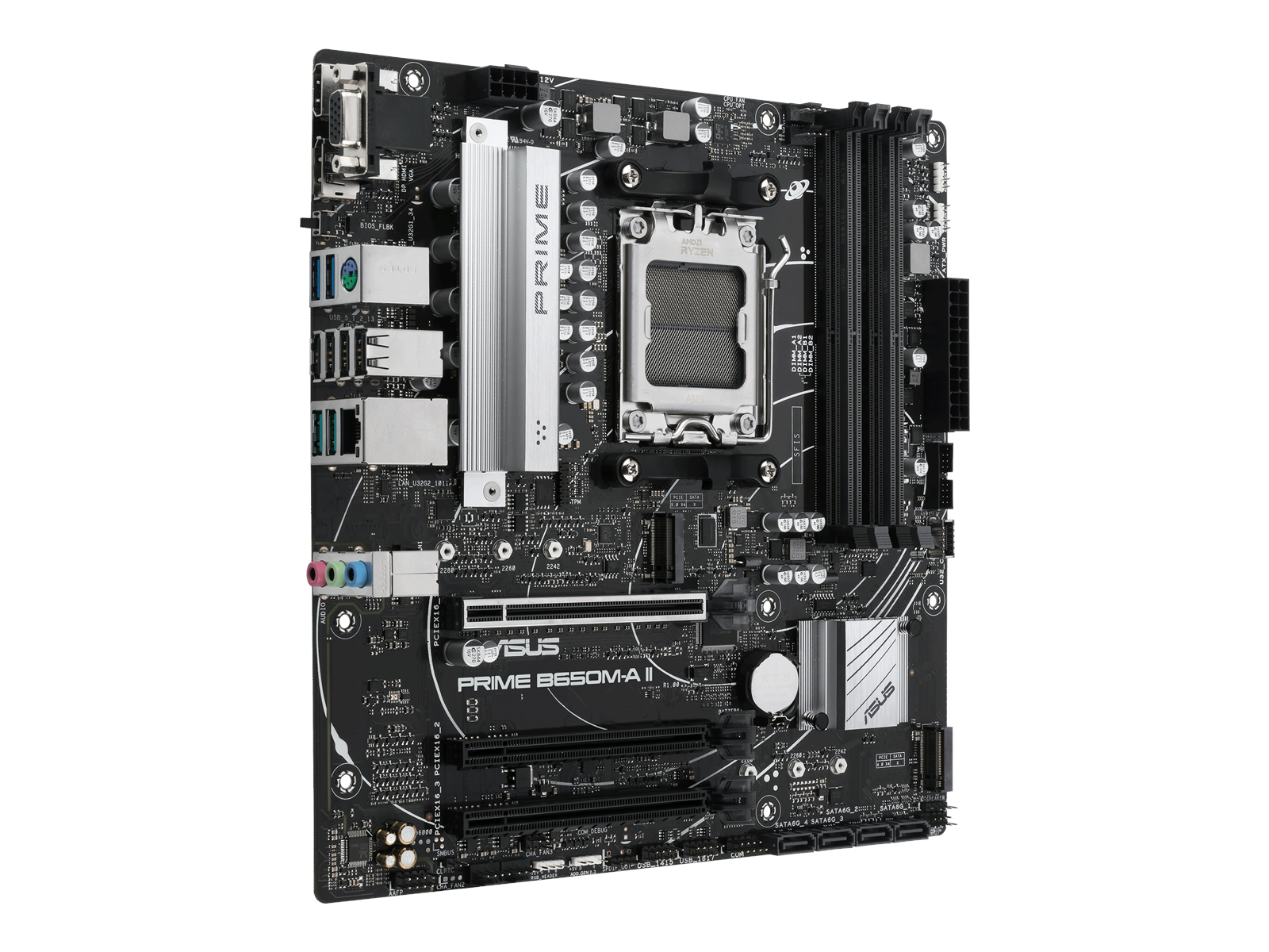 ASUS PRIME B650M-A II-CSM Mainboard - AMD B650 - AMD AM5 socket - DDR5 RAM - Micro-ATX