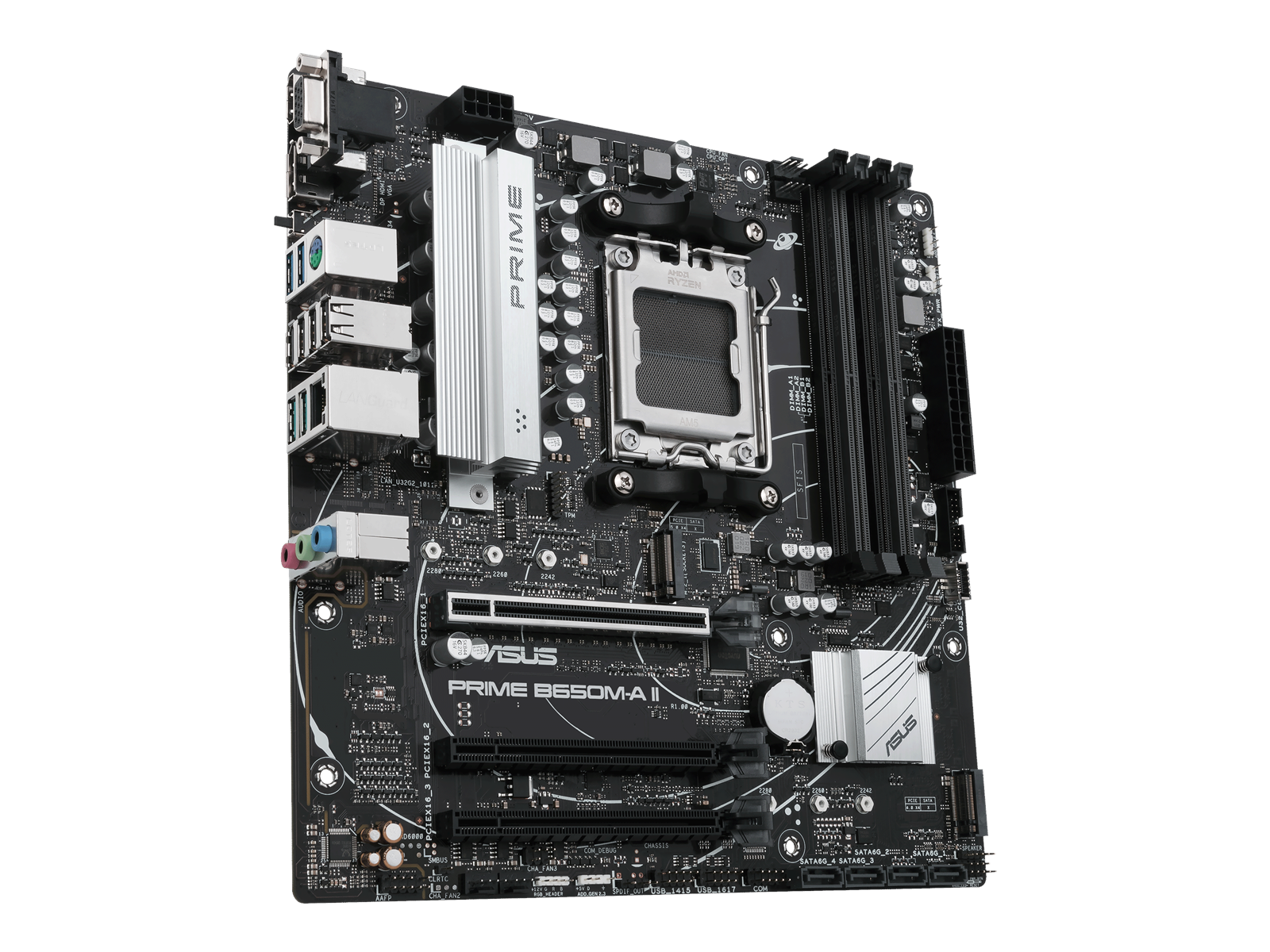 ASUS PRIME B650M-A II-CSM Mainboard - AMD B650 - AMD AM5 socket - DDR5 RAM - Micro-ATX