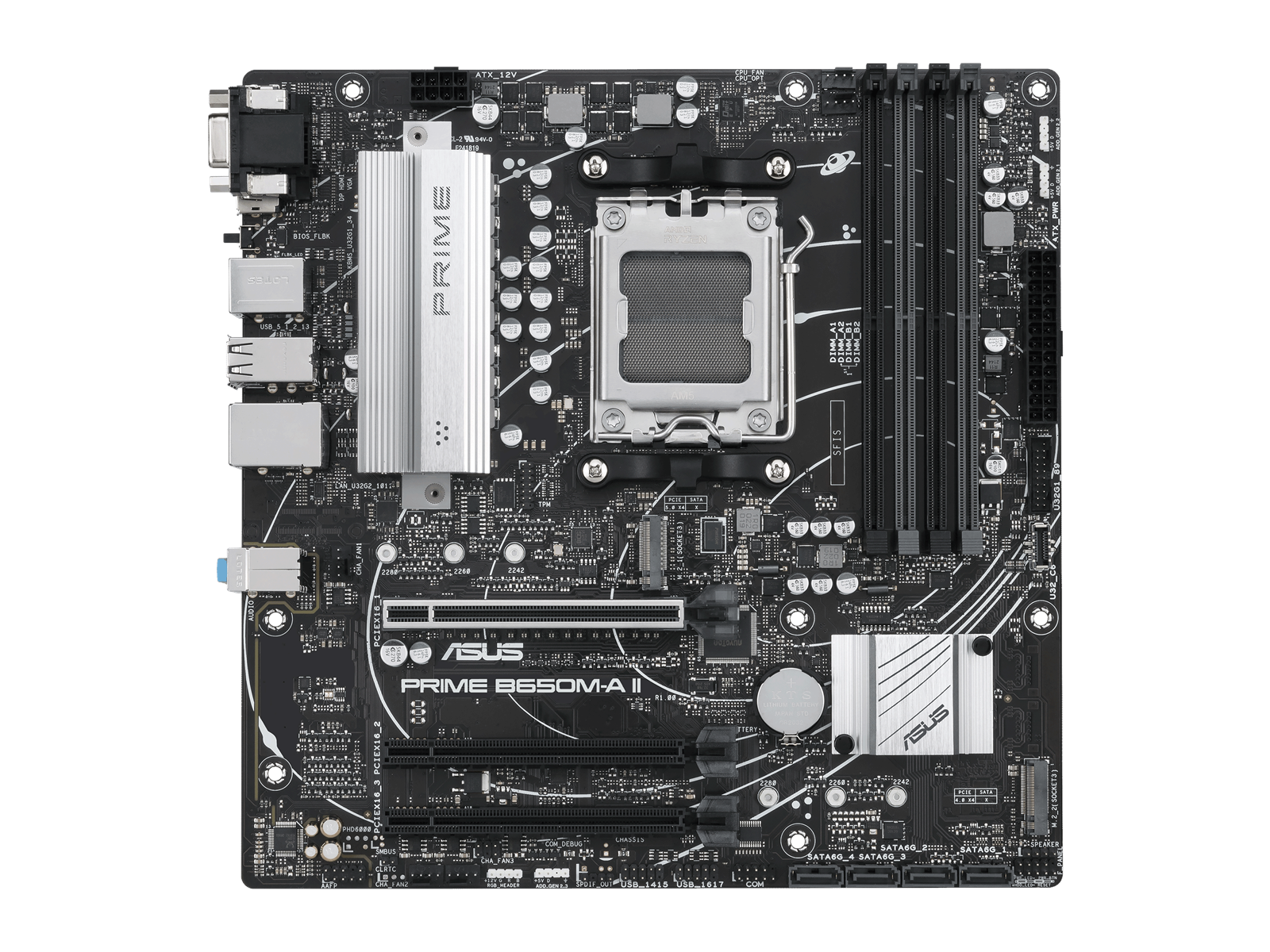 ASUS PRIME B650M-A II-CSM Mainboard - AMD B650 - AMD AM5 socket - DDR5 RAM - Micro-ATX