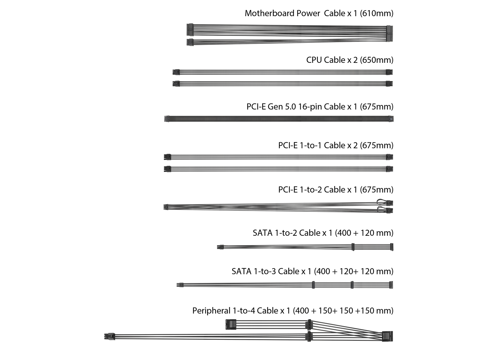 ASUS TUF GAMING 1000G - ATX 3.1 Netzteile - 1000 Watt - 135 mm - ATX 3.1 - 80 Plus Gold zertifiziert