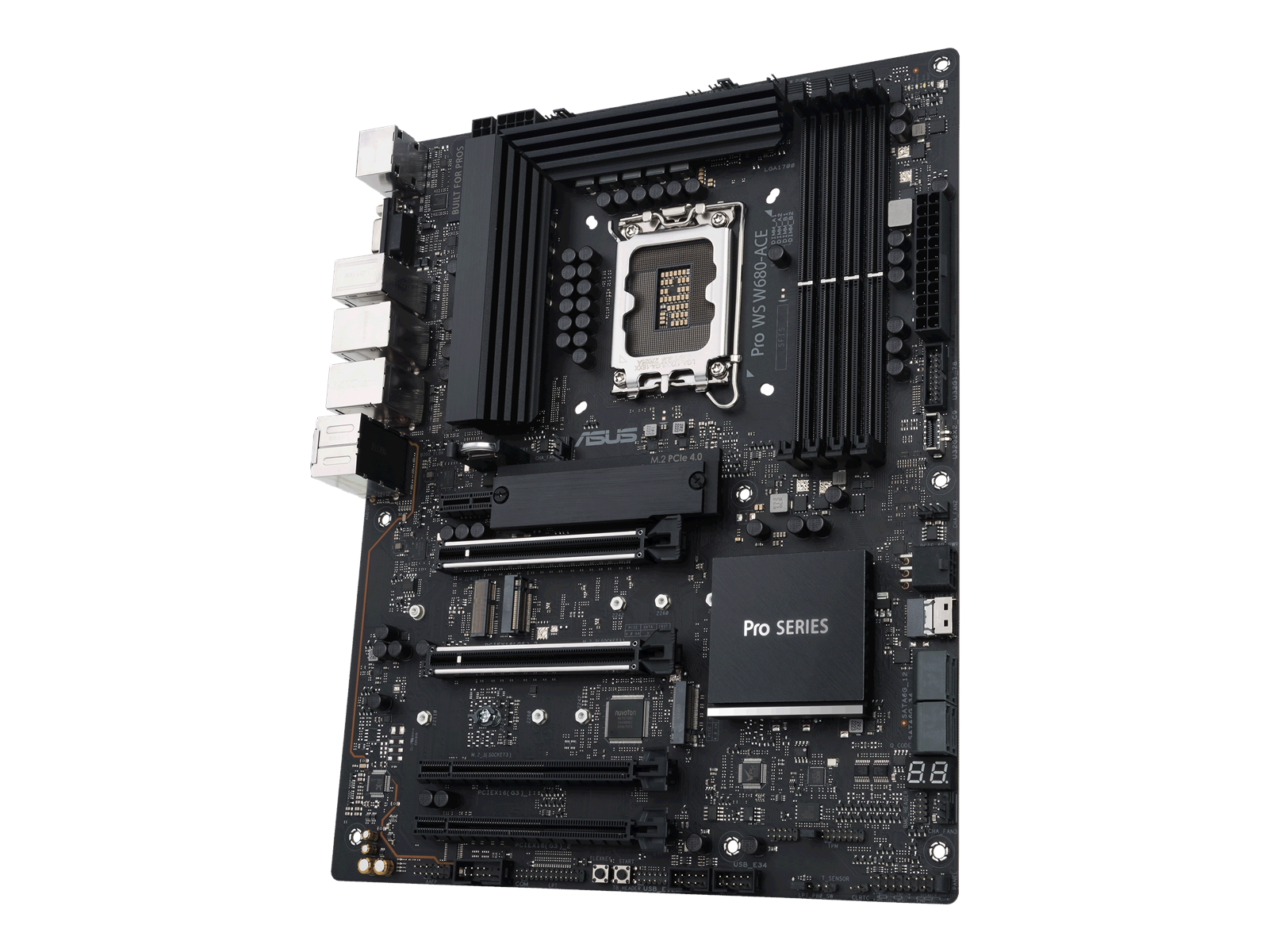 ASUS PRO WS W680-ACE Mainboard - Intel W680 - Intel LGA1700 socket - DDR5 RAM - ATX