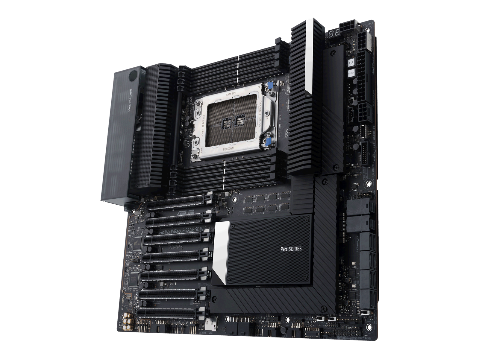 ASUS PRO WS WRX80E-SAGE SE WIFI II Mainboard - AMD WRX80 - AMD sWRX8 socket - DDR4 RAM - Extended ATX