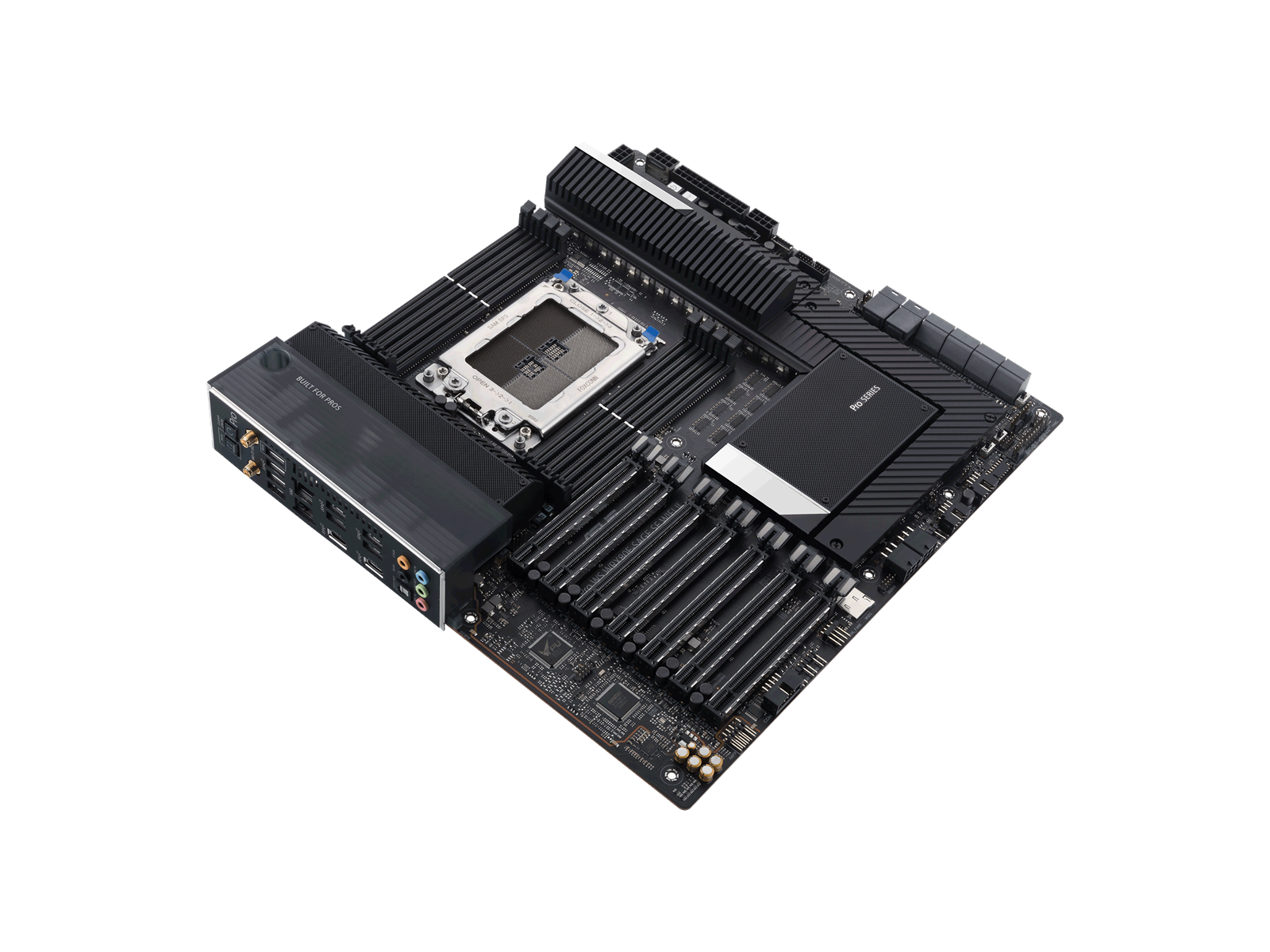 ASUS PRO WS WRX80E-SAGE SE WIFI II Mainboard - AMD WRX80 - AMD sWRX8 socket - DDR4 RAM - Extended ATX
