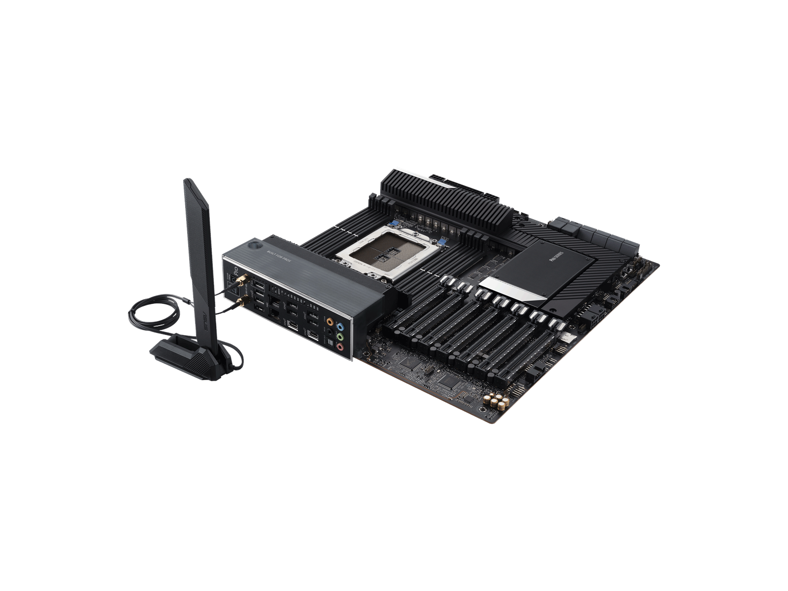 ASUS PRO WS WRX80E-SAGE SE WIFI II Mainboard - AMD WRX80 - AMD sWRX8 socket - DDR4 RAM - Extended ATX