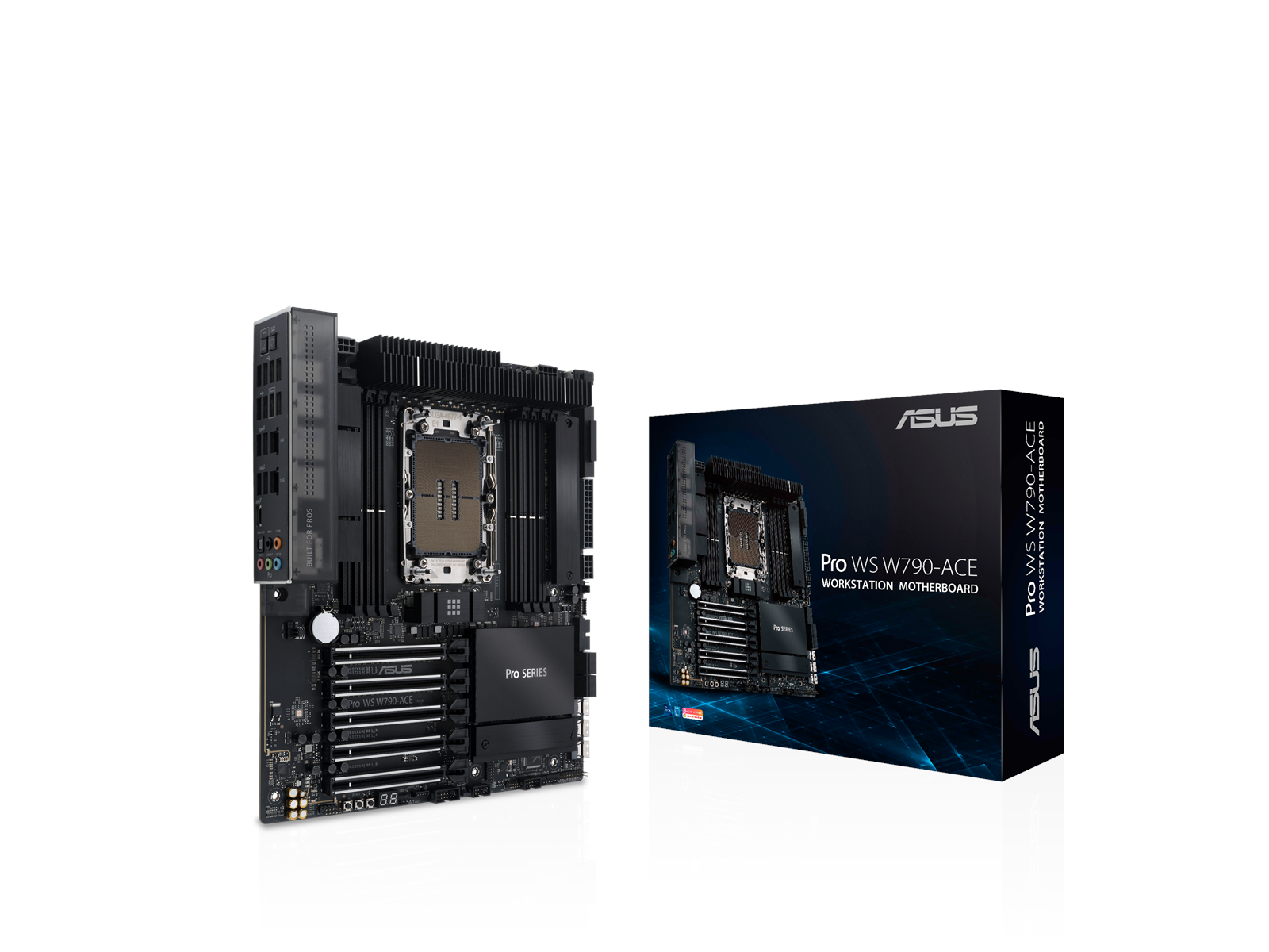 ASUS PRO WS W790-ACE Mainboard - Intel W790 - Intel LGA4677 socket - DDR5 RAM - SSI (Server)