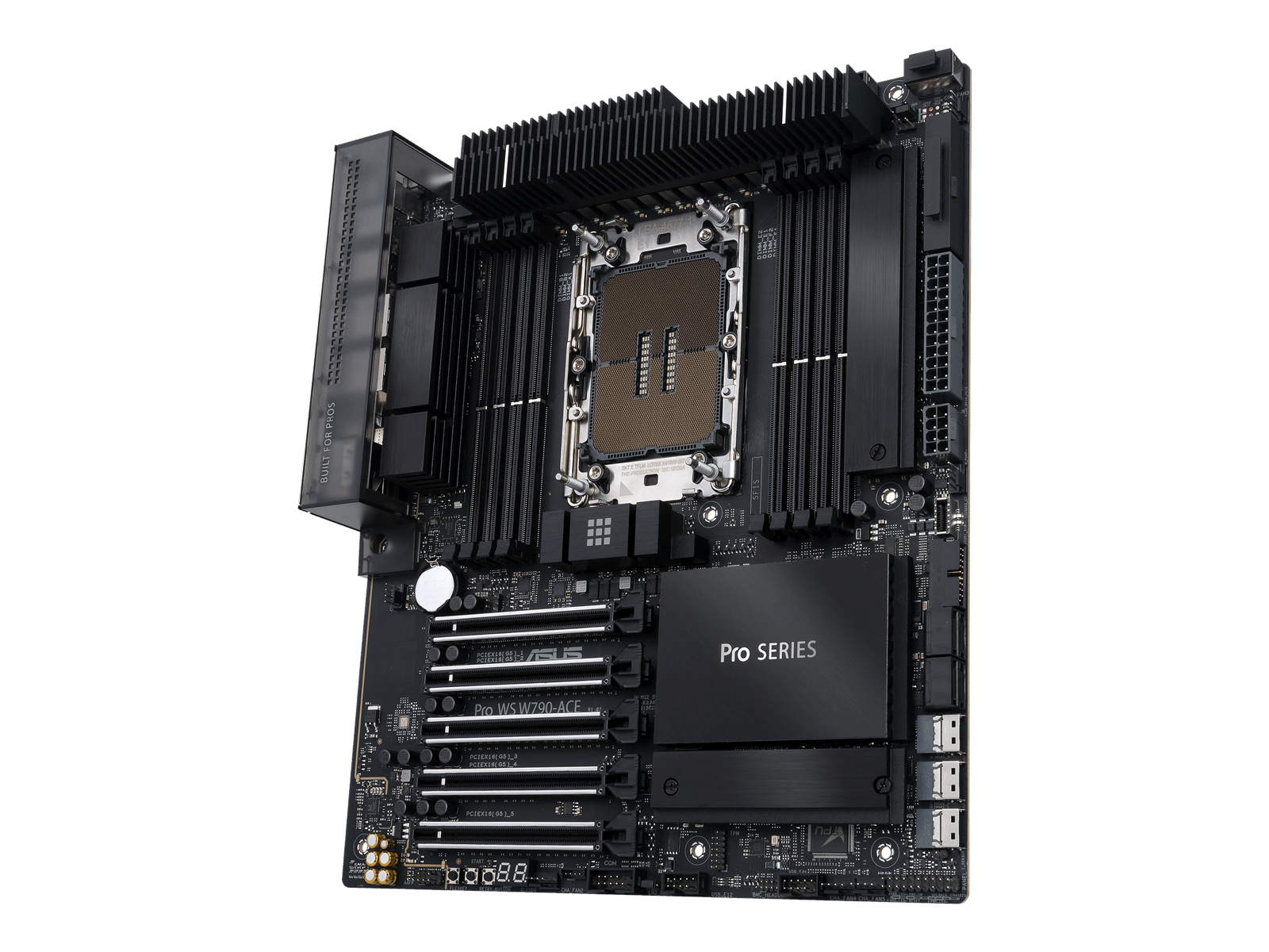 ASUS PRO WS W790-ACE Mainboard - Intel W790 - Intel LGA4677 socket - DDR5 RAM - SSI (Server)