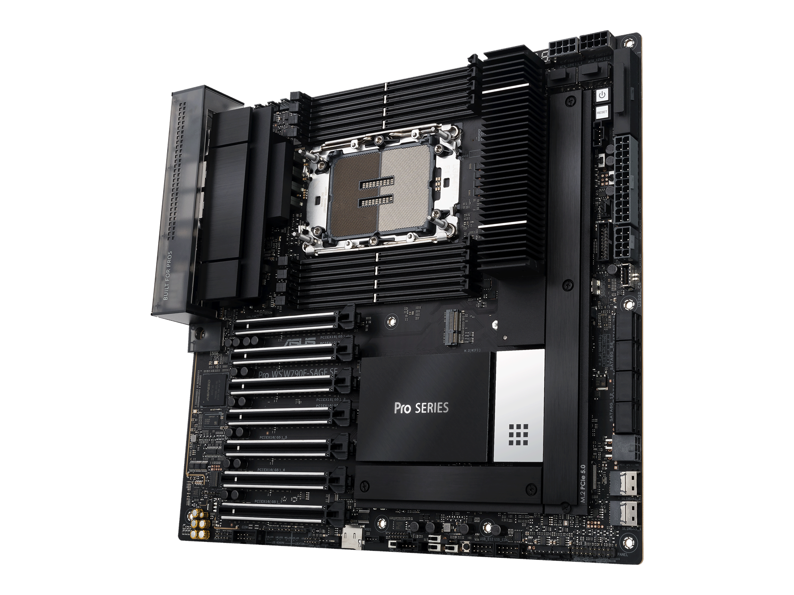 ASUS PRO WS W790E-SAGE SE Mainboard - Intel W790 - Intel LGA4677 socket - DDR5 RAM - SSI (Server)