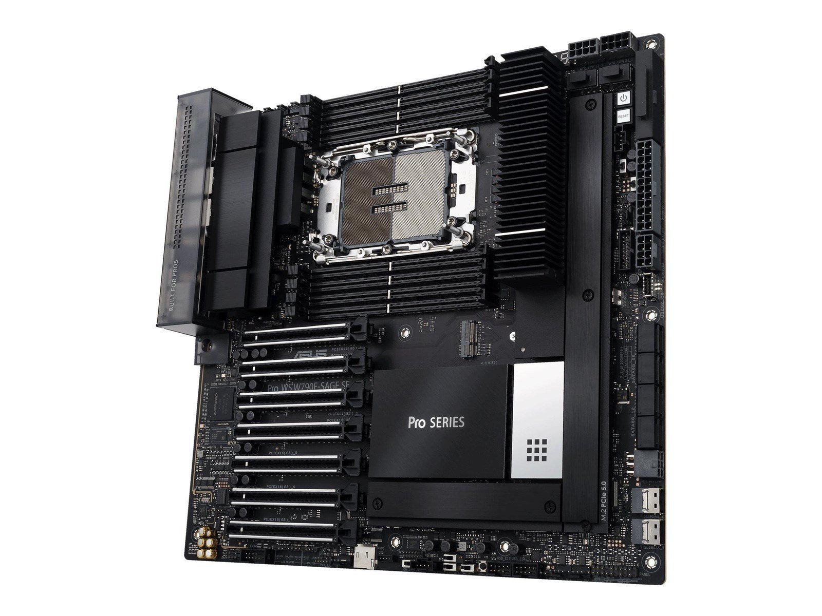 ASUS PRO WS W790E-SAGE SE Mainboard - Intel W790 - Intel LGA4677 socket - DDR5 RAM - SSI (Server)