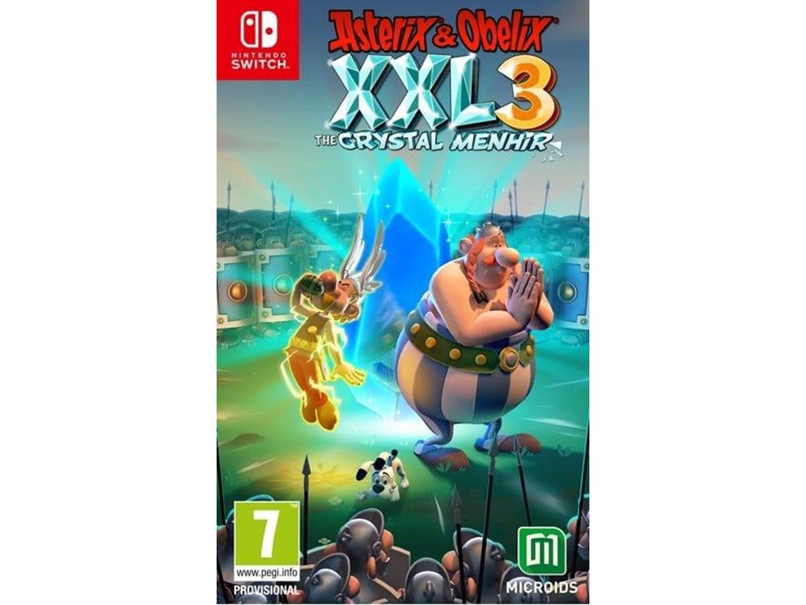 Asterix & Obelix XXL 3: The Crystal Menhir (Code in a Box) - Nintendo Switch - Platformer - PEGI 7