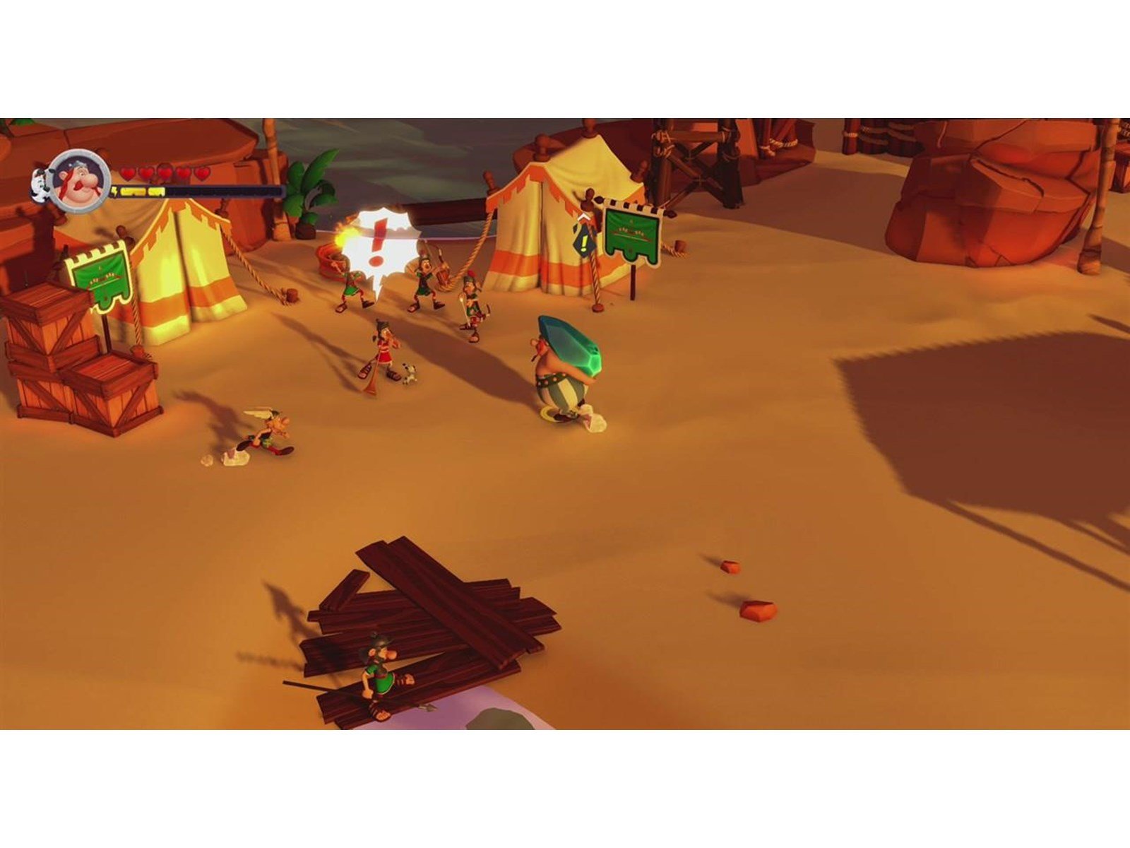 Asterix & Obelix XXL 3: The Crystal Menhir (Code in a Box) - Nintendo Switch - Platformer - PEGI 7