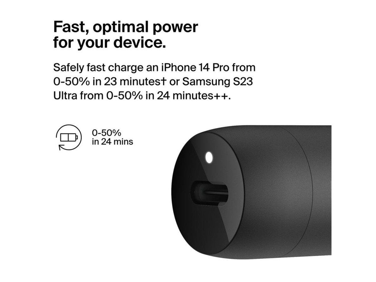 Belkin BoostCharge 30W USB-C Car Charger