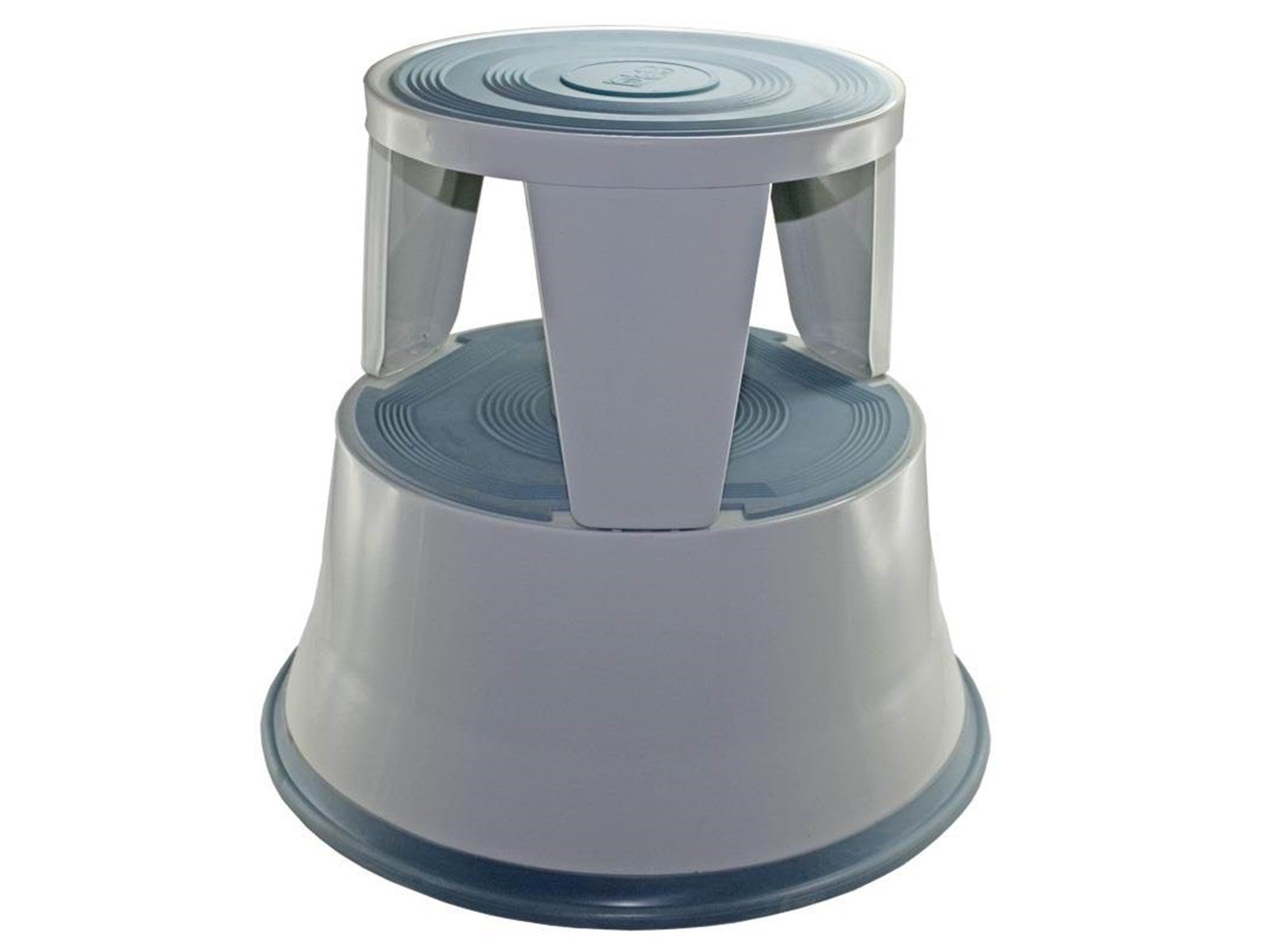 b.n.t/office Step Stool Metal Grey 41cm