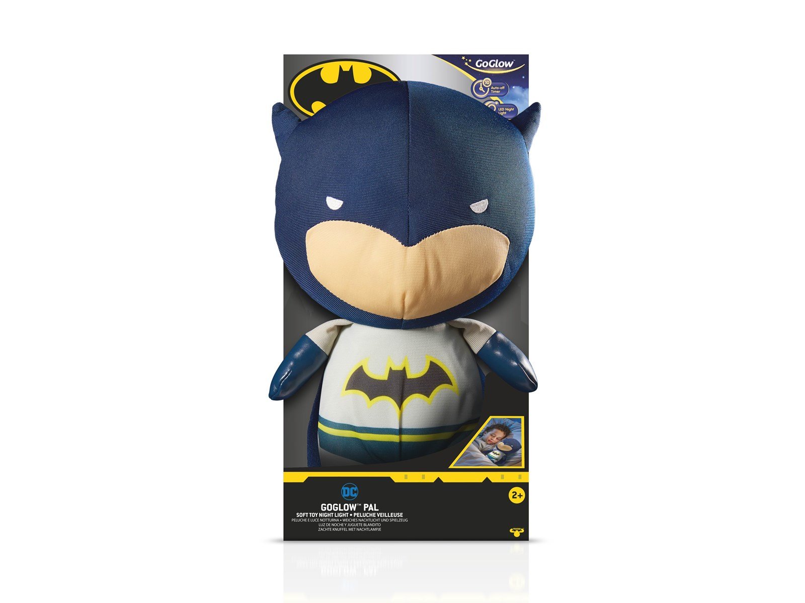 Batman Kids Light Up Bedtime Pal - Soft Toy Night Light by GoGlow
