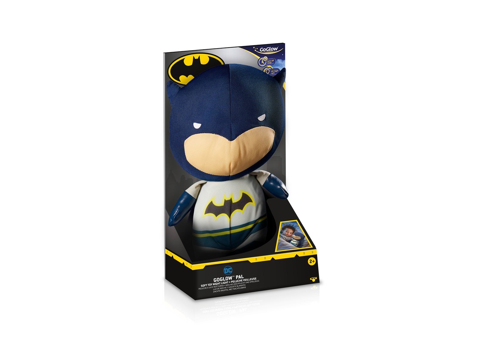 Batman Kids Light Up Bedtime Pal - Soft Toy Night Light by GoGlow