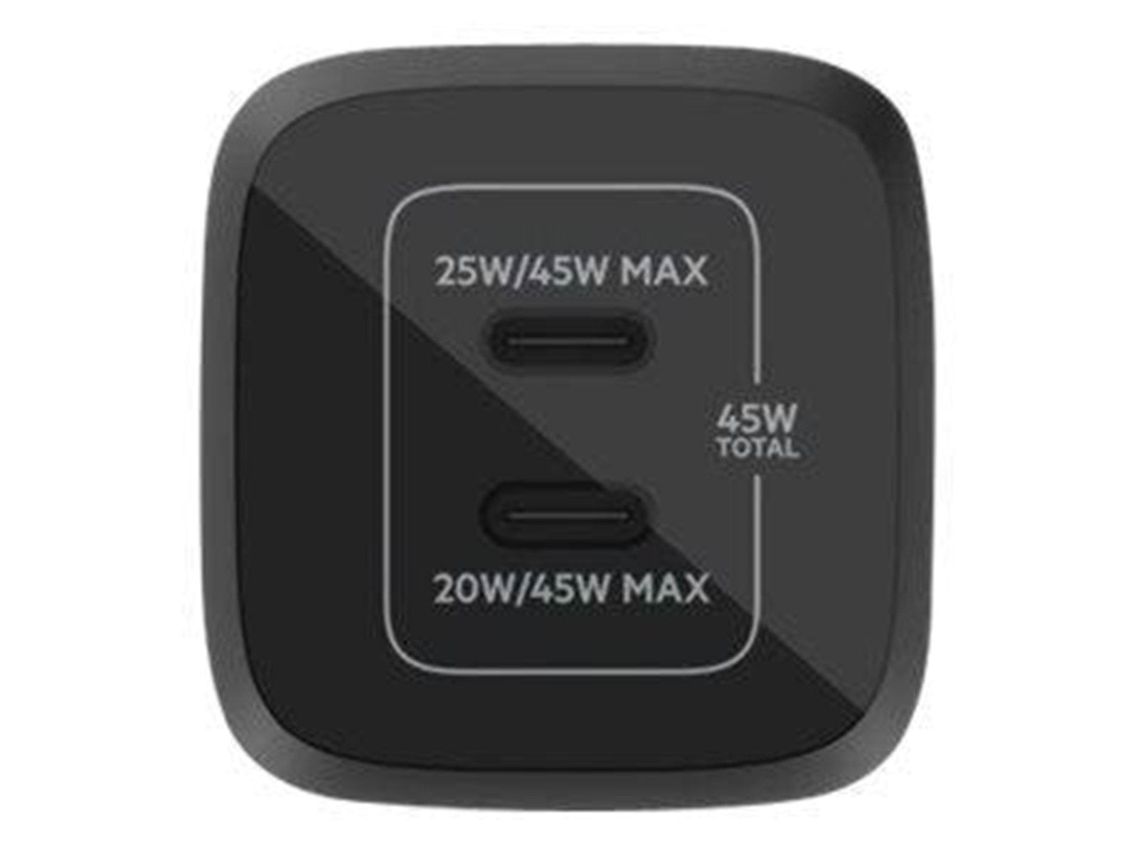 Belkin BOOST CHARGE PRO power adapter - PPS and GaN technology - 2 x USB-C - 45 Watt