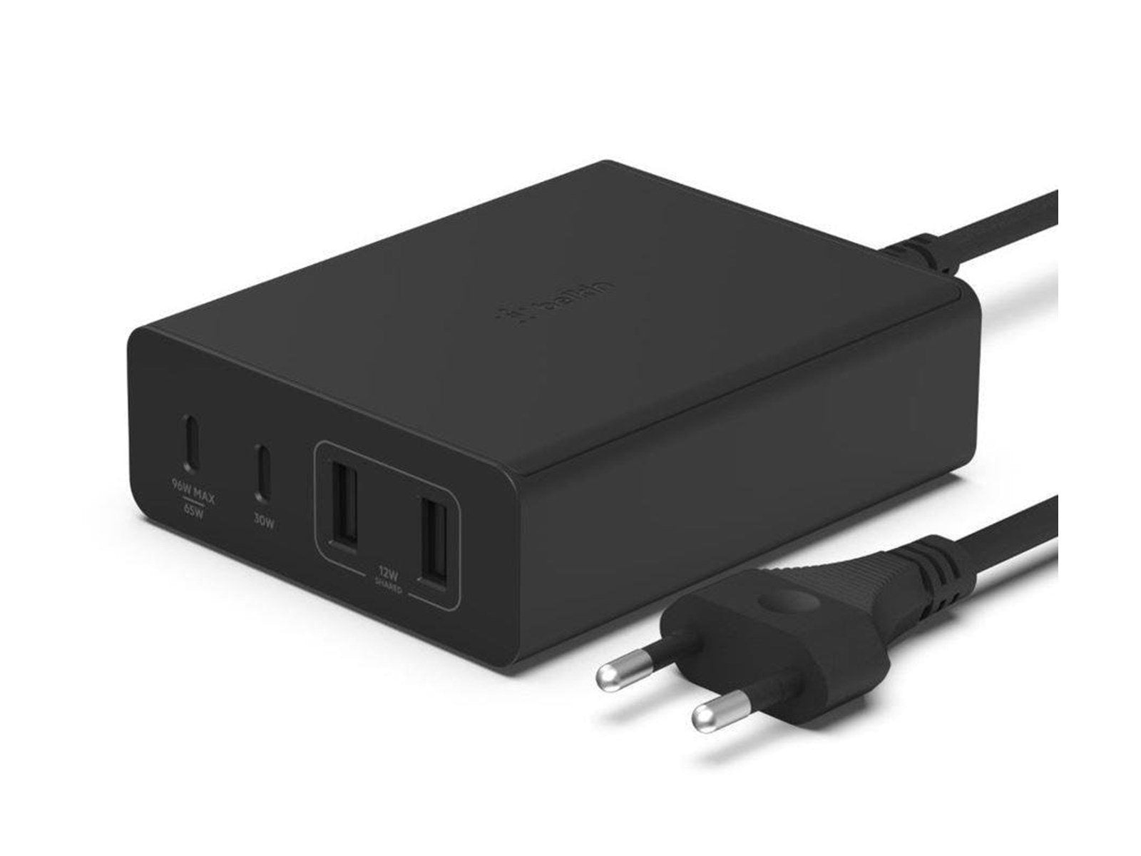 Belkin BOOST CHARGE PRO power adapter - GaN technology - 2 x USB 2 x USB-C - 108 Watt