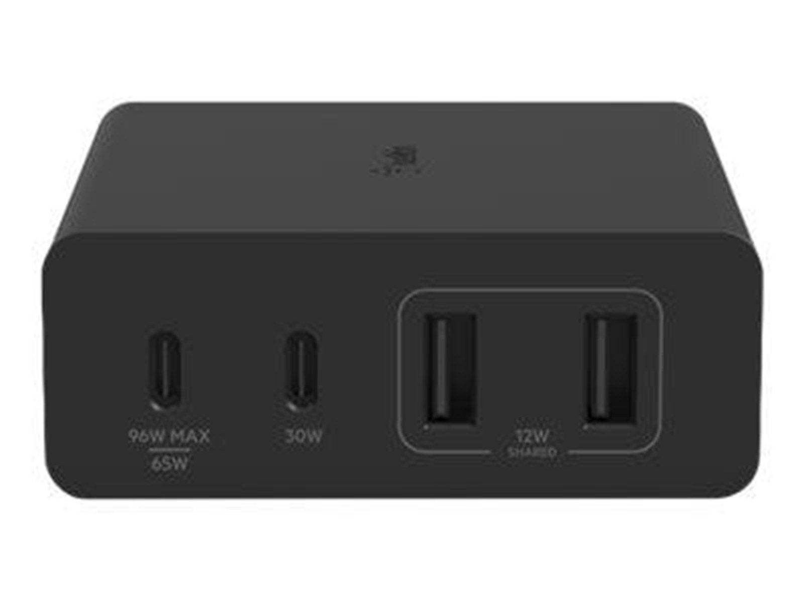 Belkin BOOST CHARGE PRO power adapter - GaN technology - 2 x USB 2 x USB-C - 108 Watt