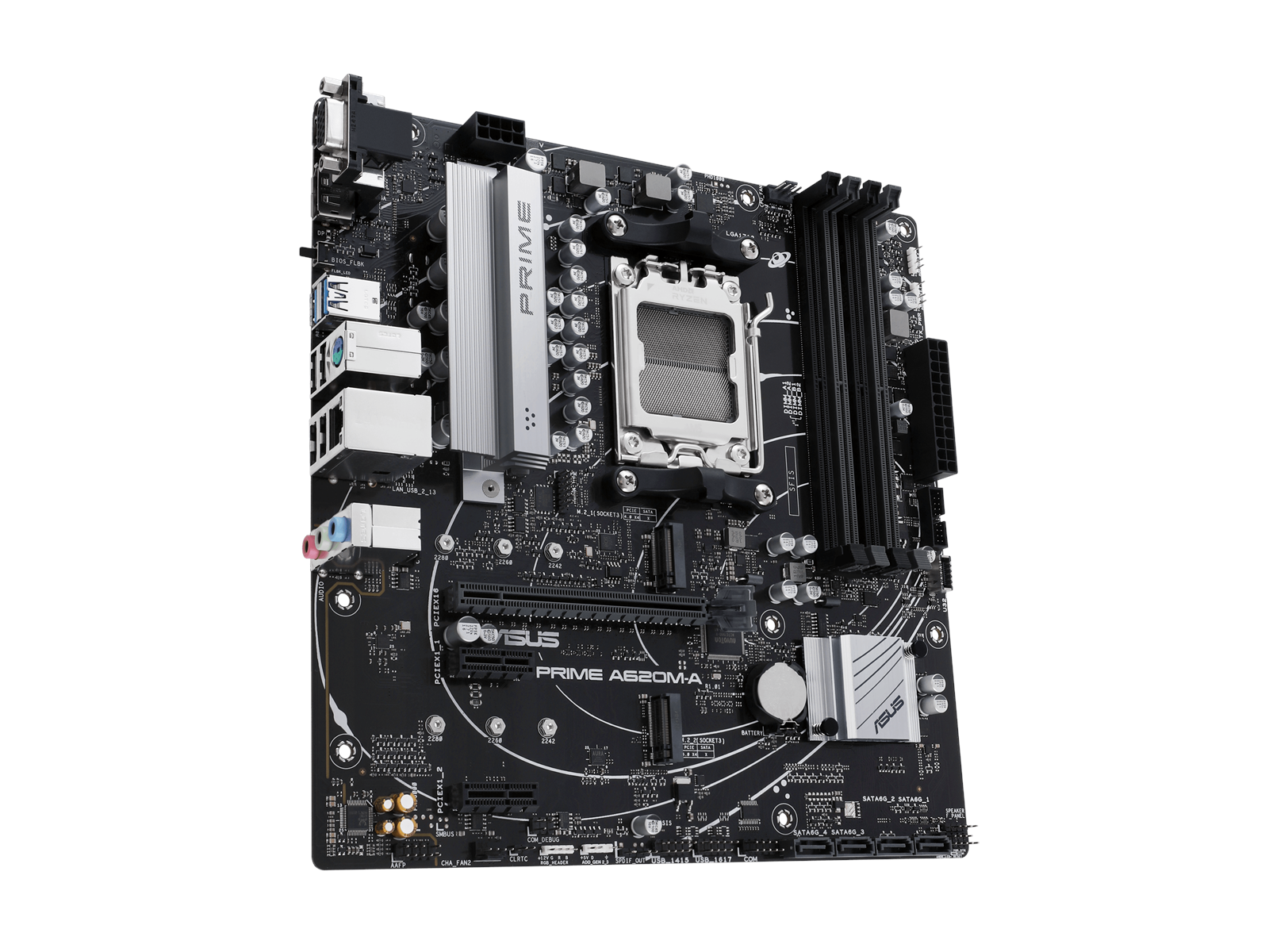 ASUS PRIME A620M-A-CSM Mainboard - AMD A620 - AMD AM5 socket - DDR5 RAM - Micro-ATX