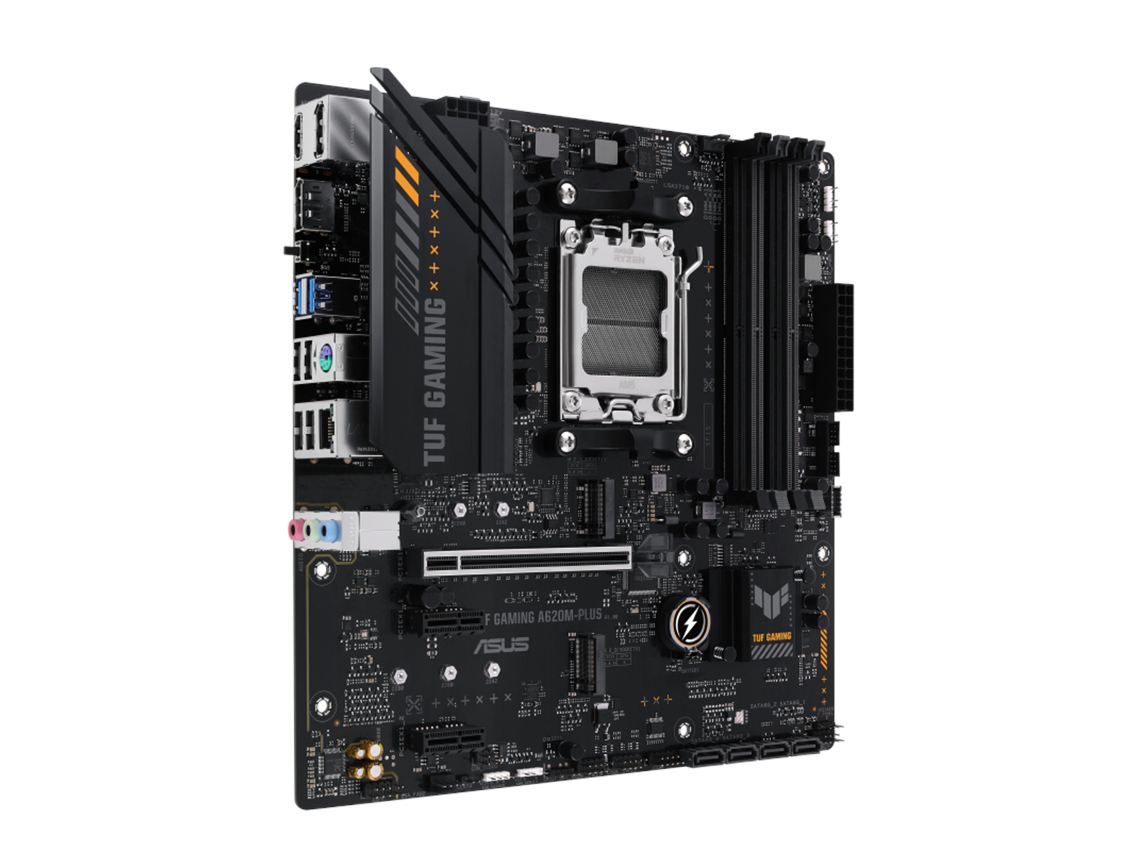 ASUS TUF GAMING A620M-PLUS Mainboard - AMD A620 - AMD AM5 socket - DDR5 RAM - Micro-ATX