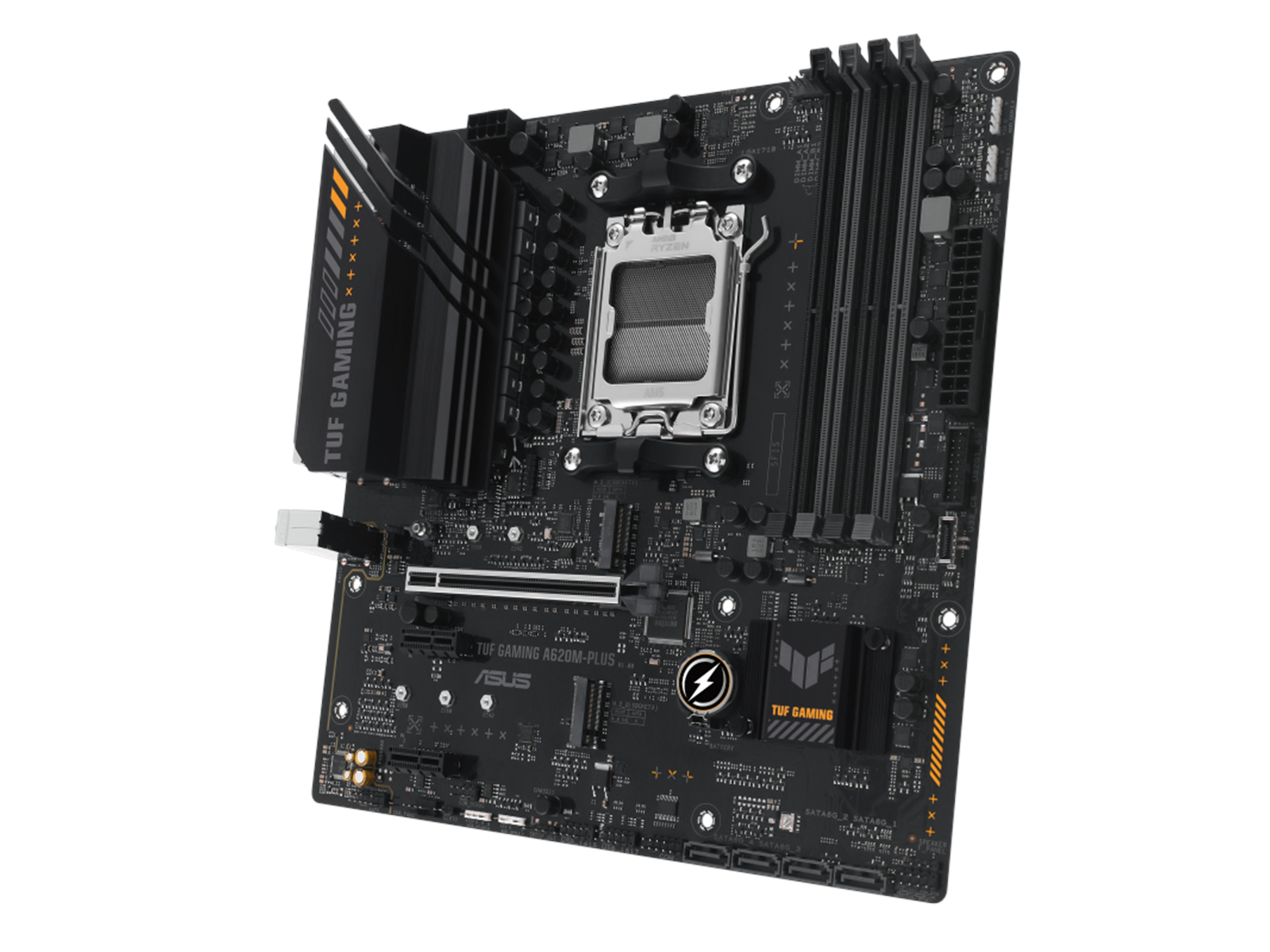 ASUS TUF GAMING A620M-PLUS Mainboard - AMD A620 - AMD AM5 socket - DDR5 RAM - Micro-ATX