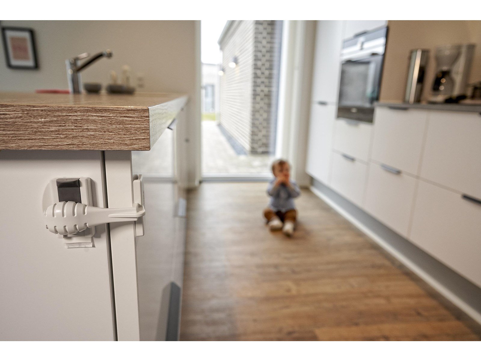 BabyDan Refrigerator lock on / off 2 pcs white