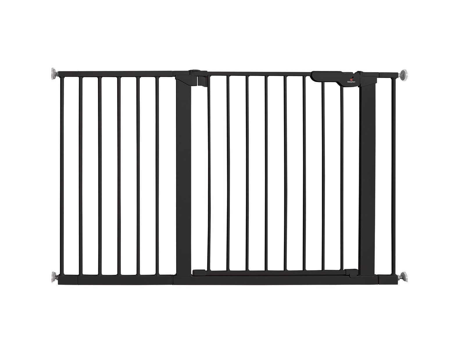 BabyDan Premier Safety Gate Extra Wide Black 119.3-125.6 cm