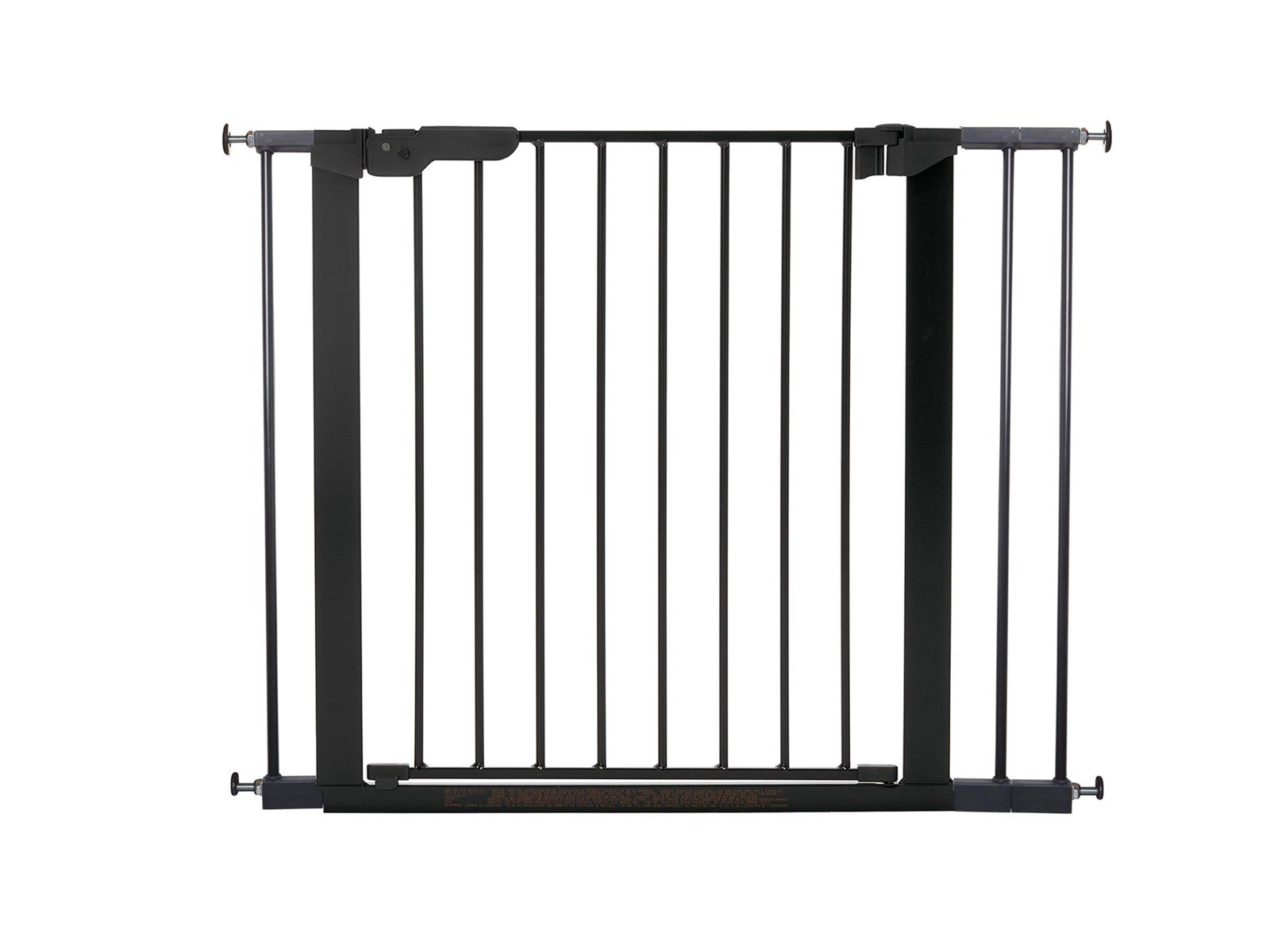BabyDan Premier Safety Gate with 3 Extensions Black 92.5-99.8 cm